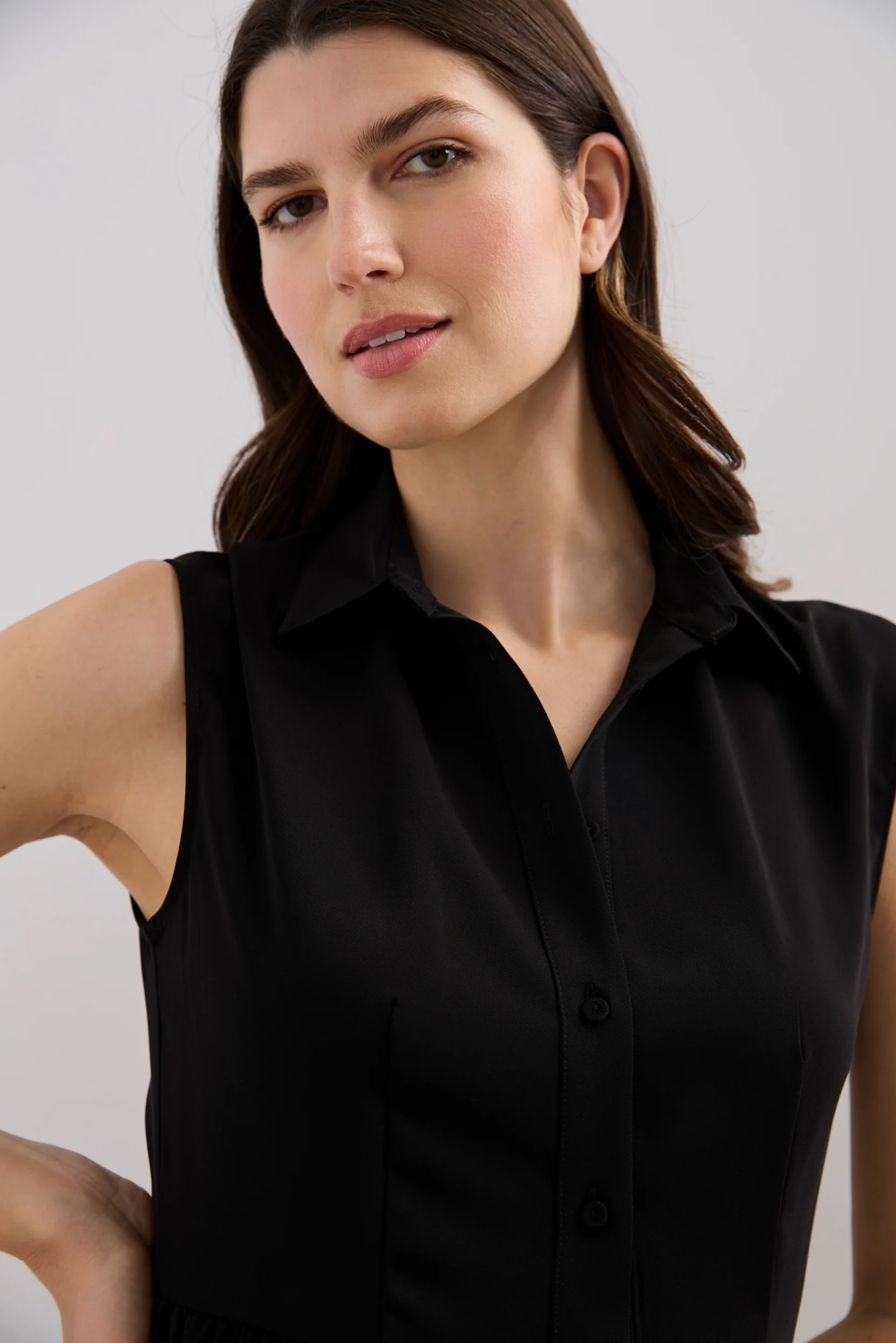Fluid shirt dress - Image 7