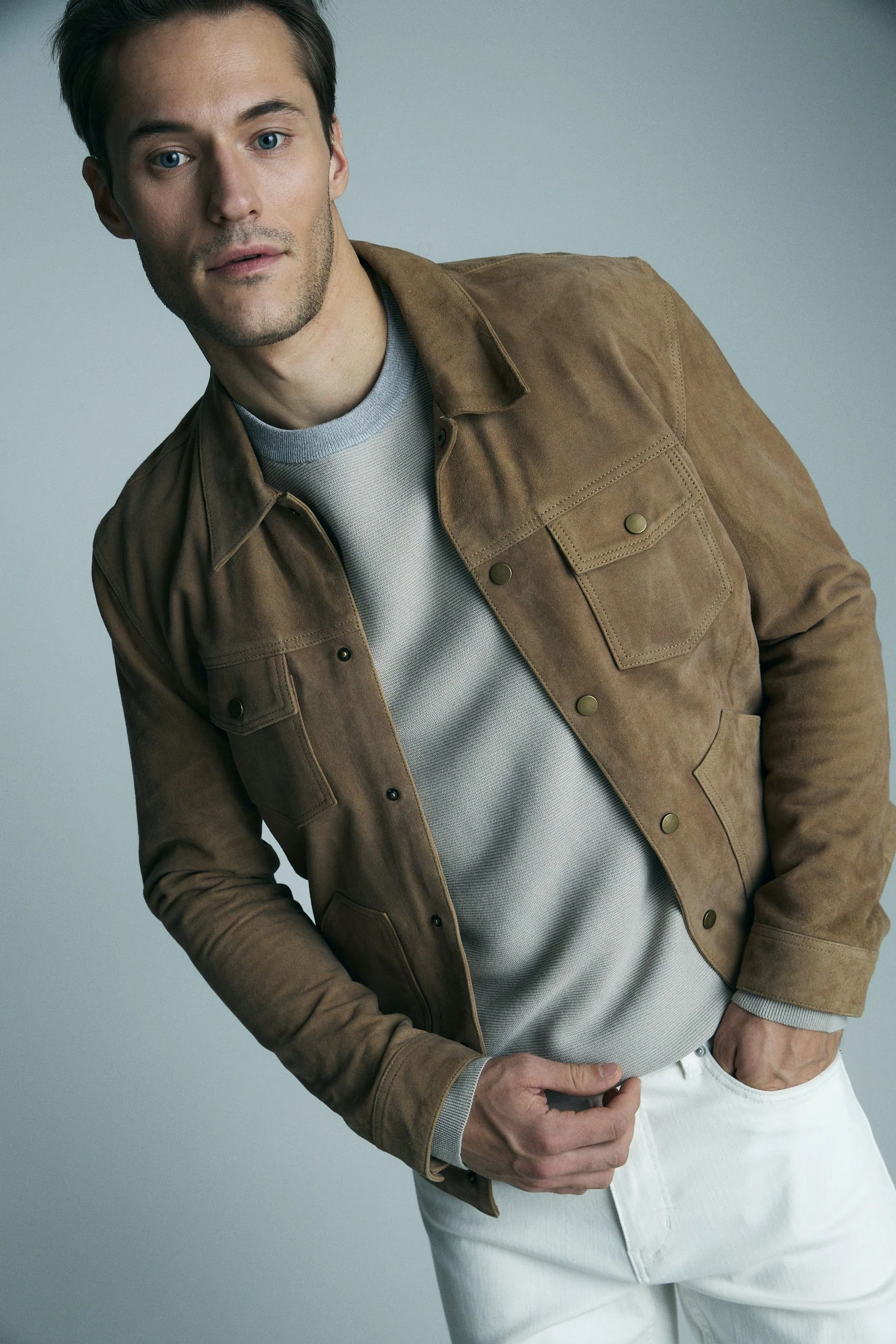 Suede overshirt - Image 2