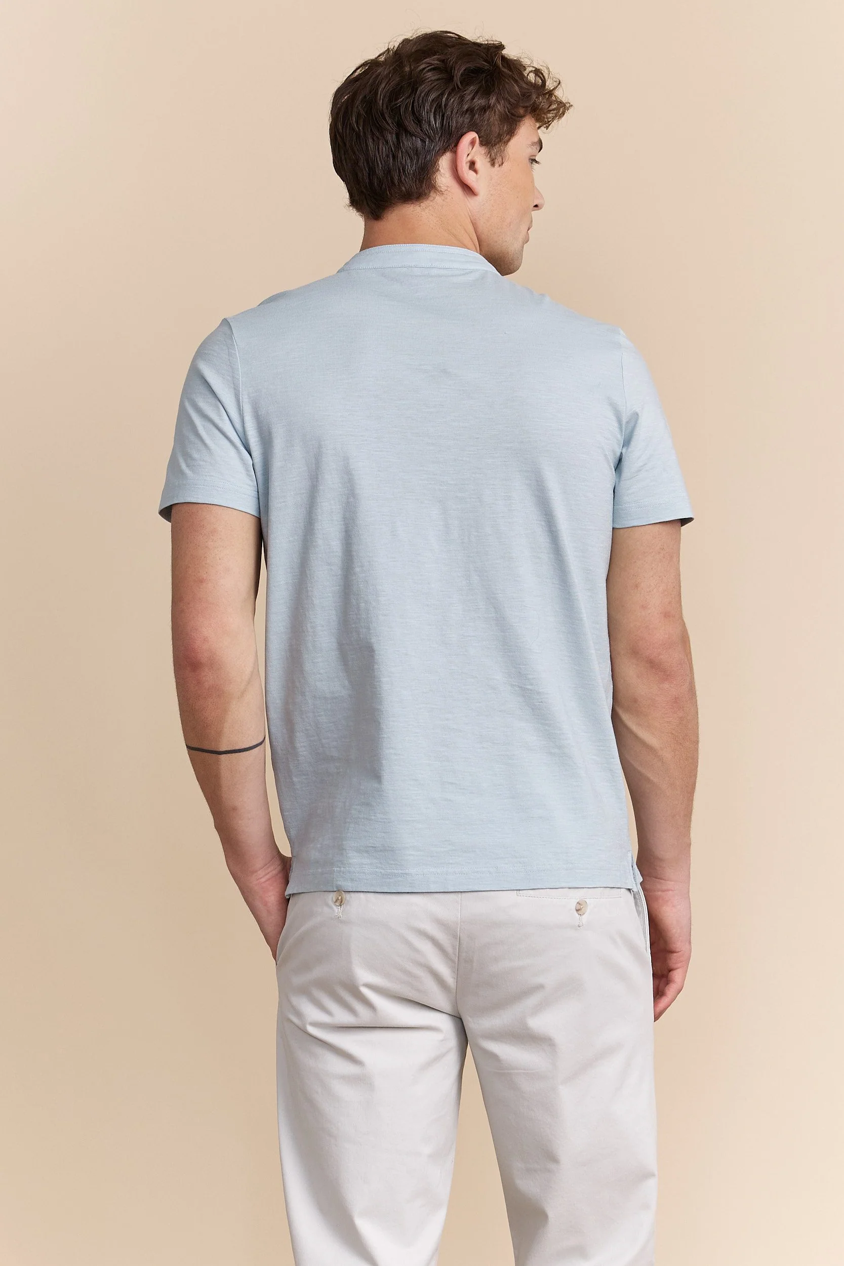 Henley t-shirt with pocket - Image 4