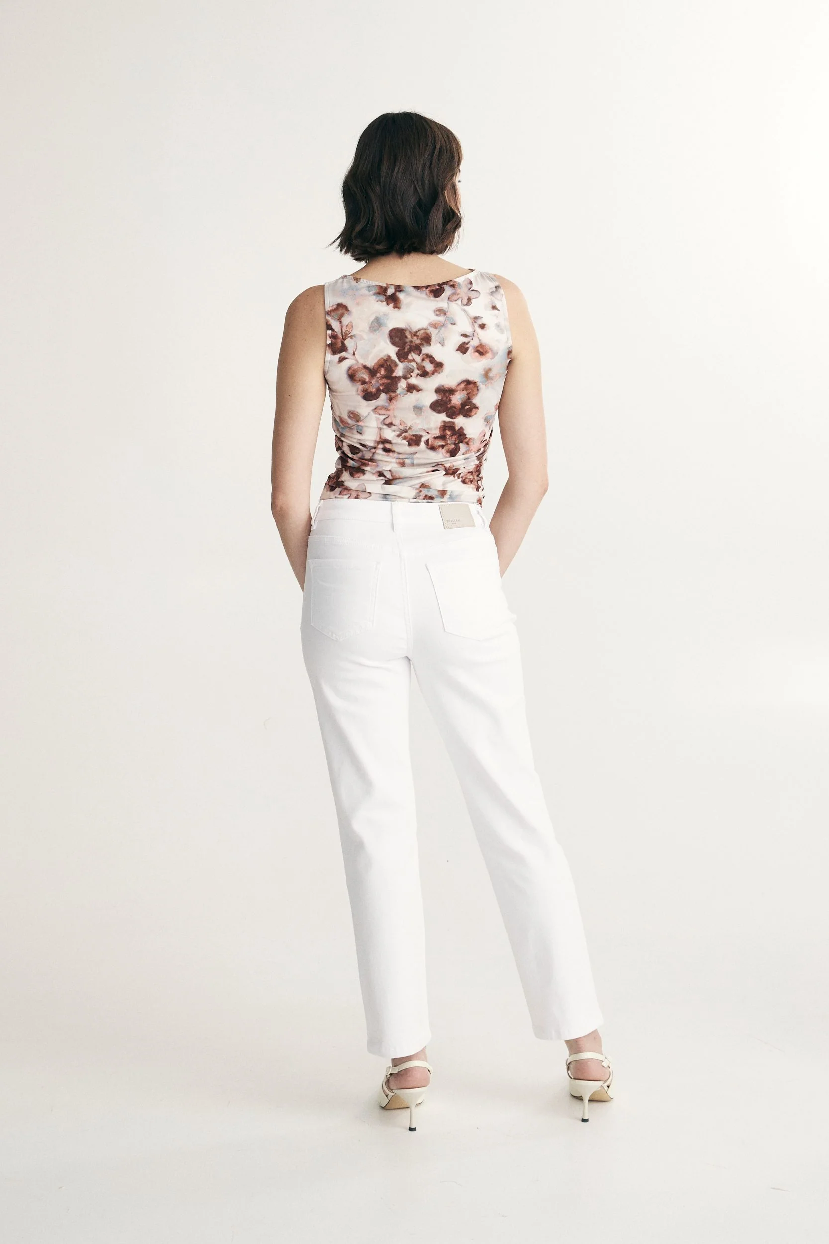 High waist cropped jean - Image 2