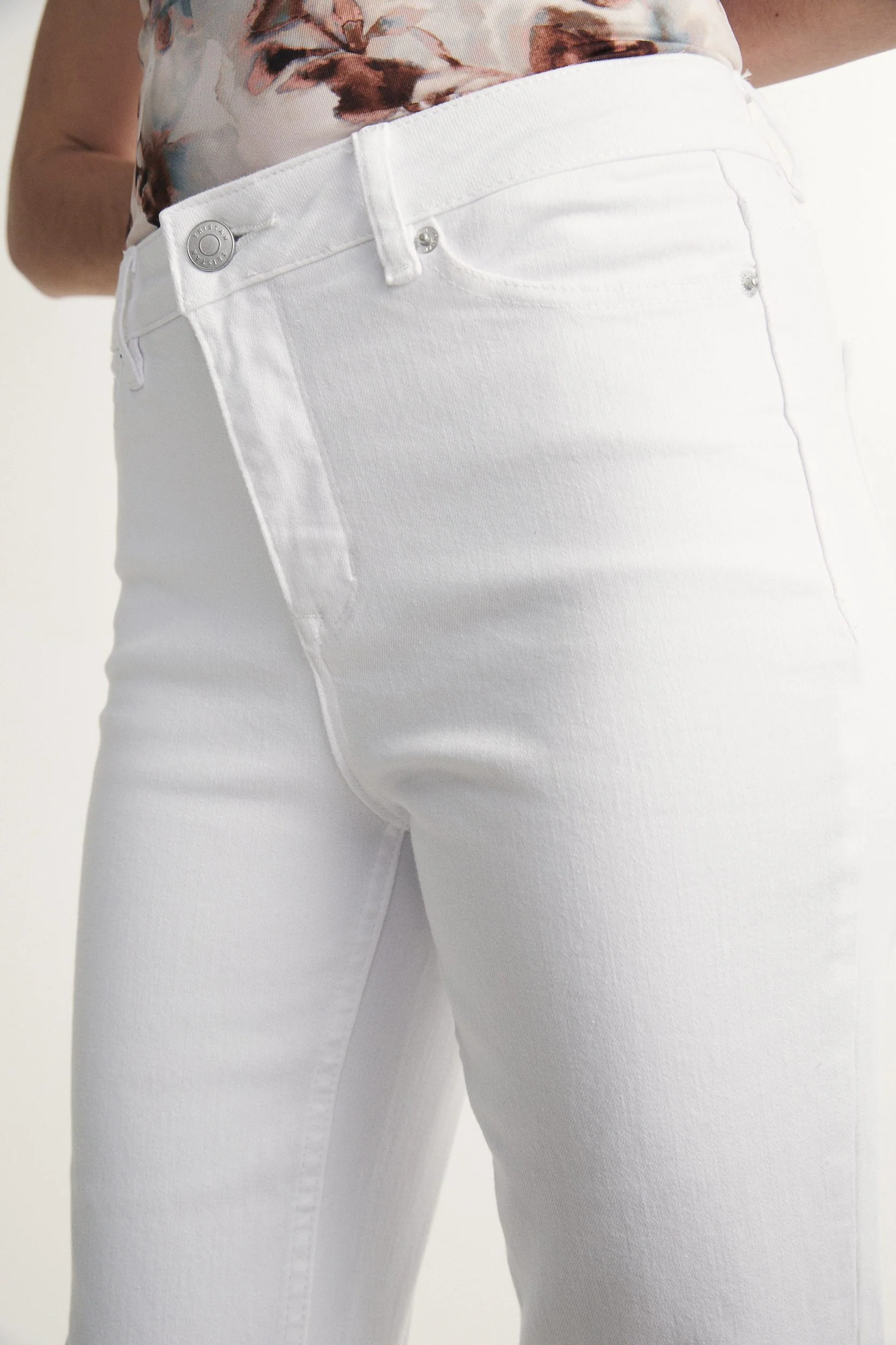 High waist cropped jean - Image 3