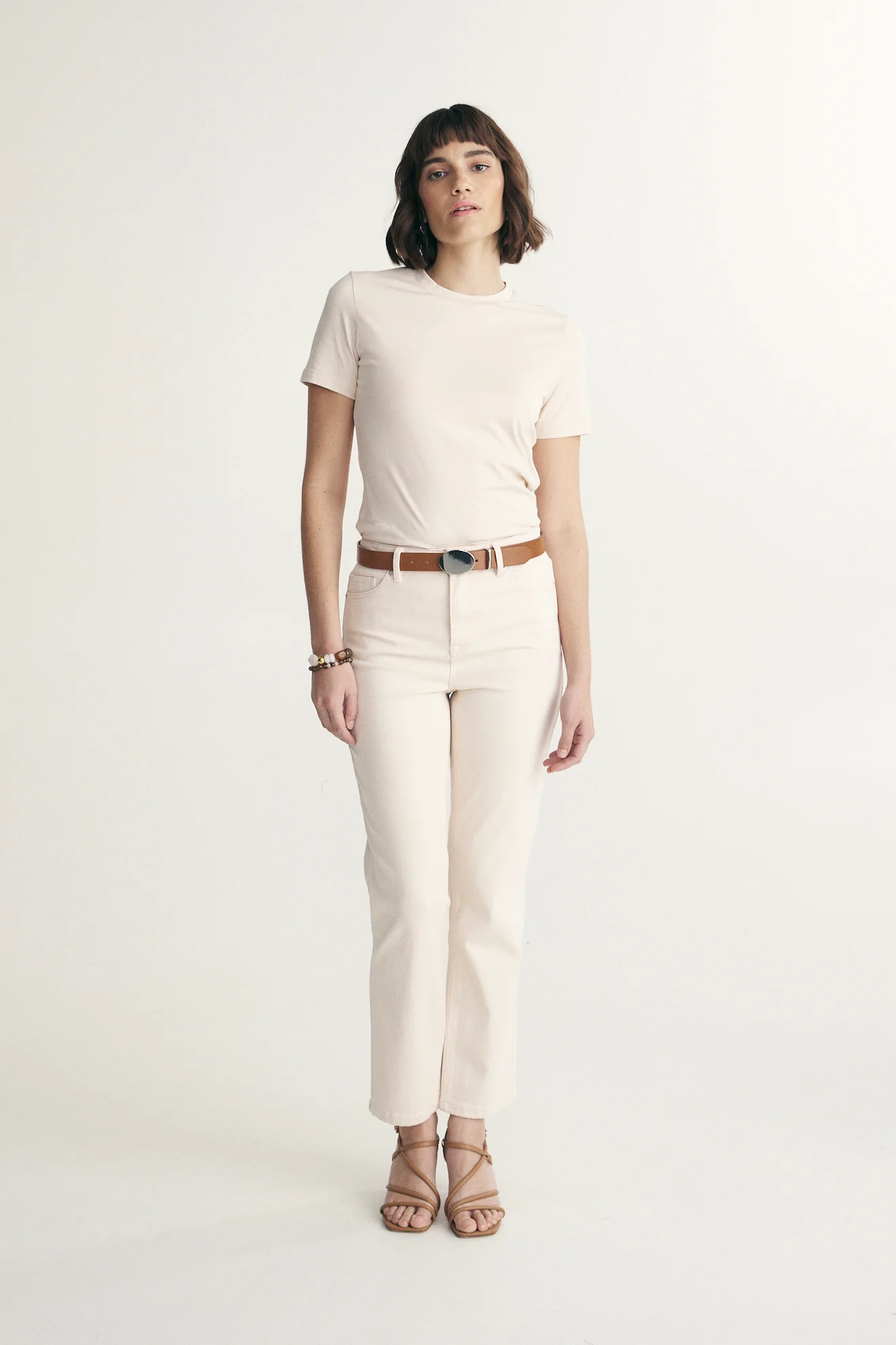 High waist cropped jean - Image 3