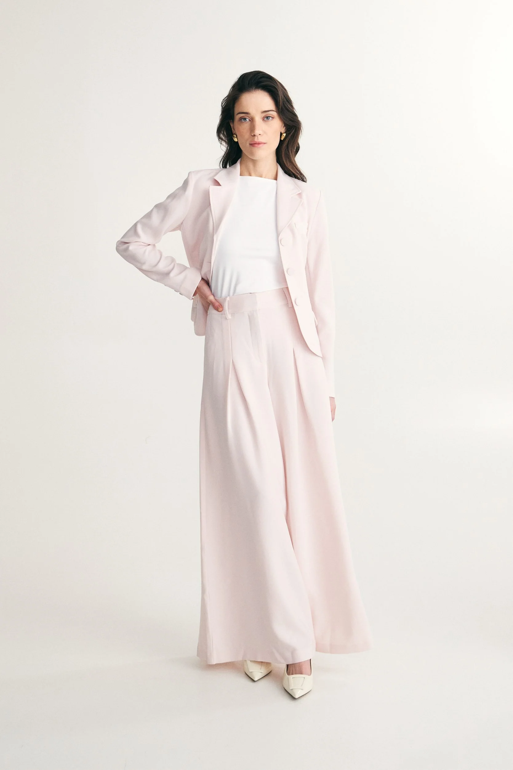 High waist extra wide leg fluid pant - Image 8