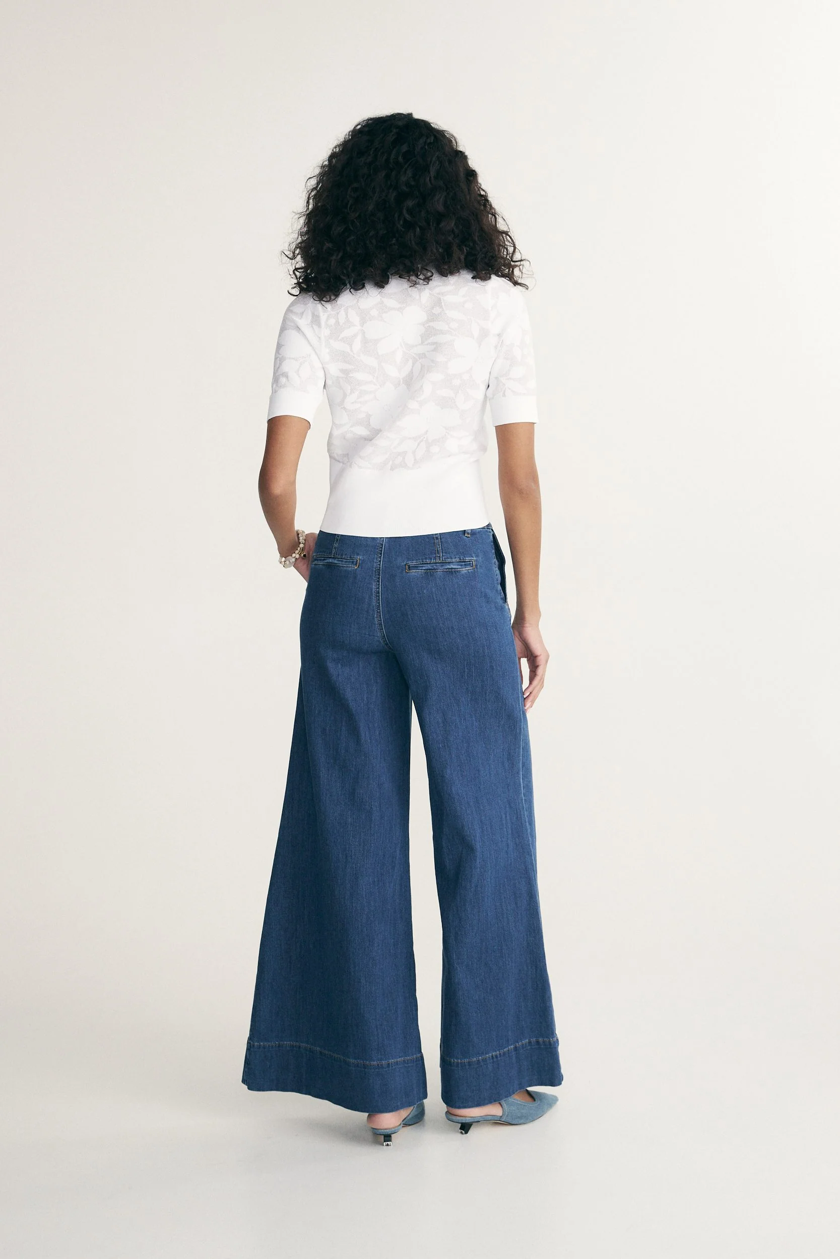 High waist extra wide leg jeans - Image 3