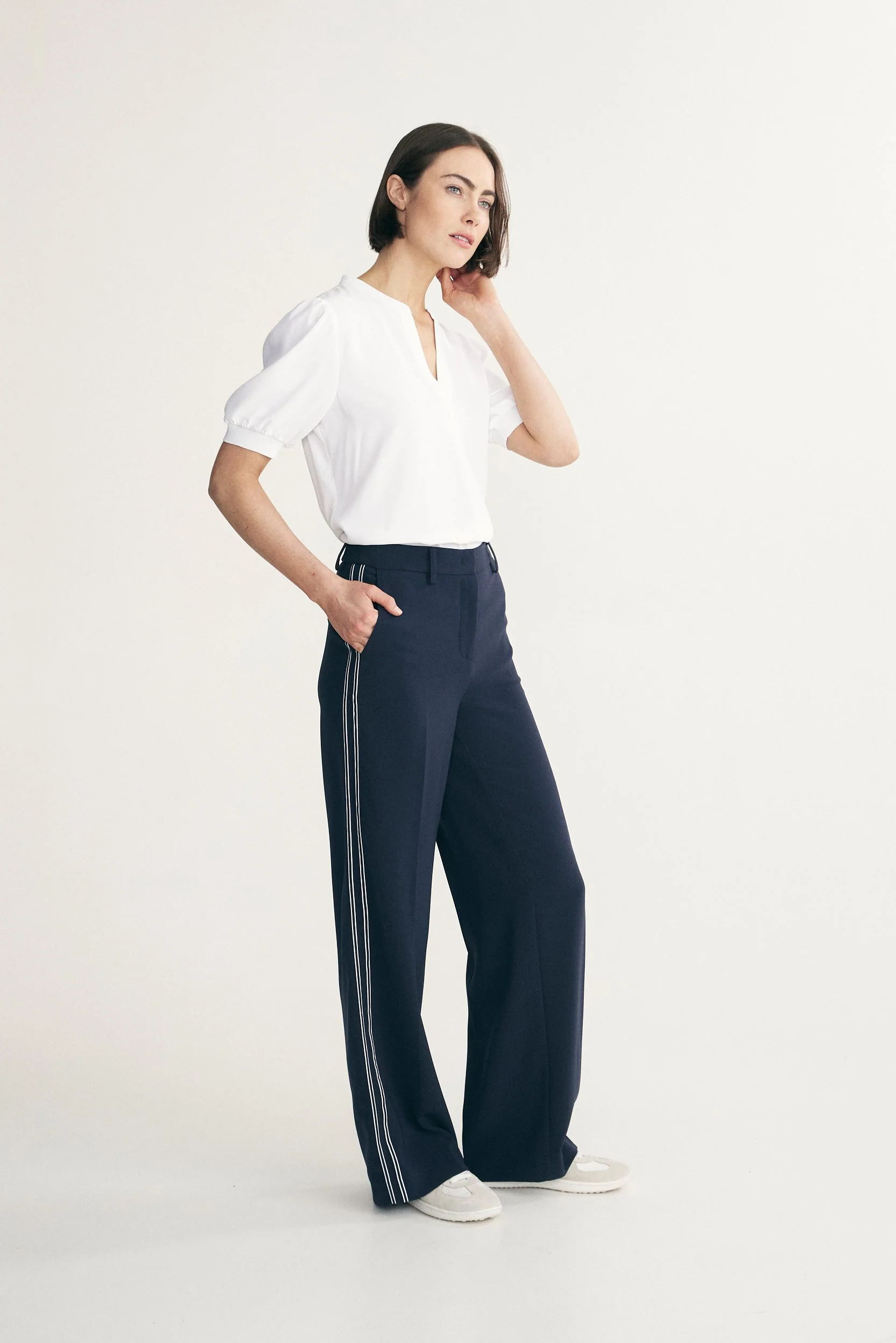 High waist pant with ribbon - Image 5