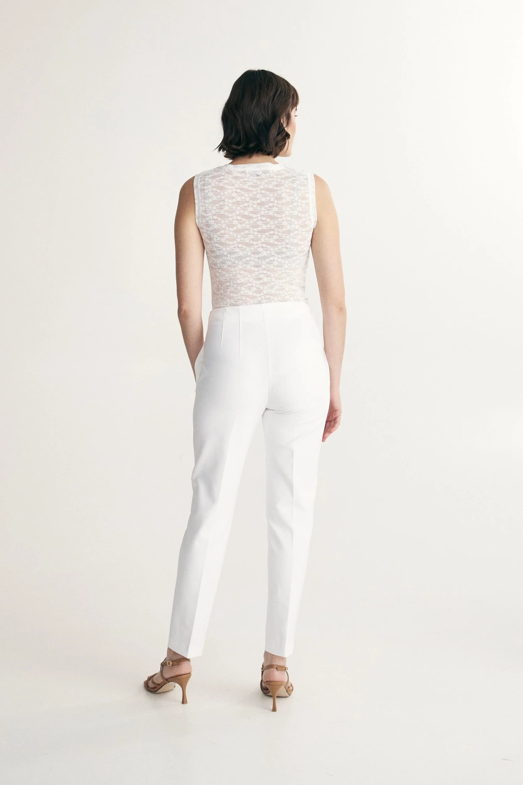 High waist pant with darts - Image 2