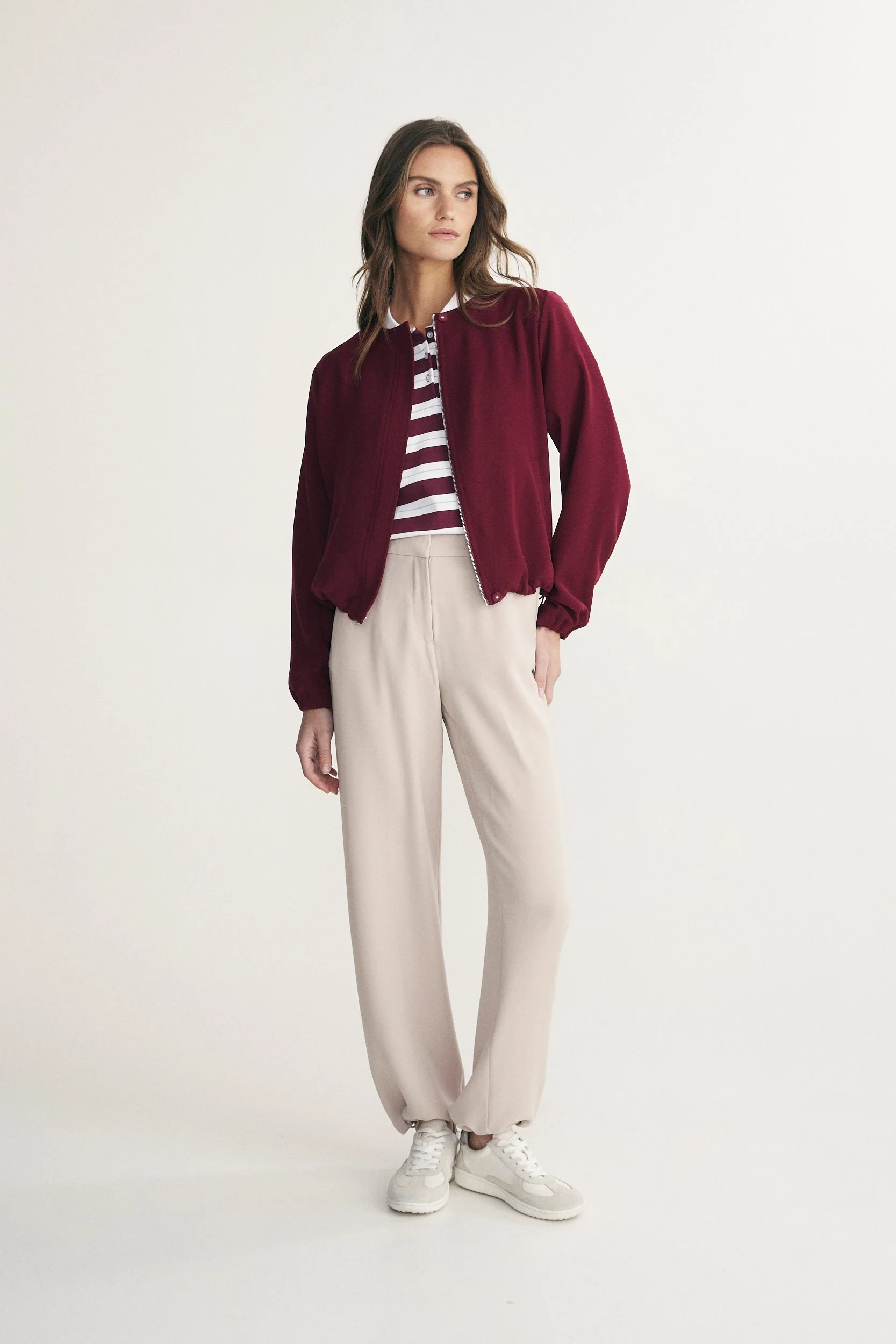 Jacket with drawstring - Image 5