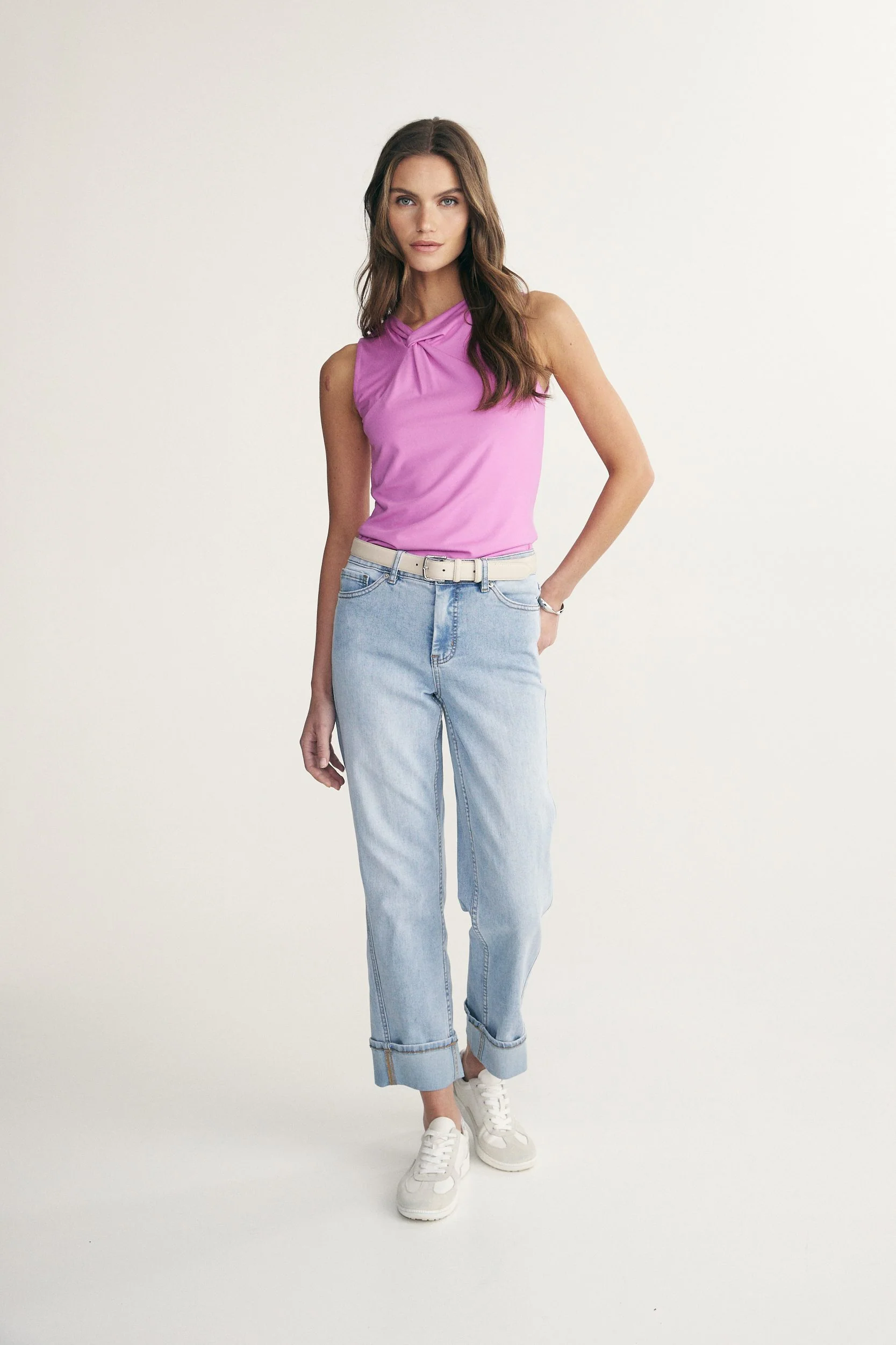 Knot detail sleeveless top - Image 4