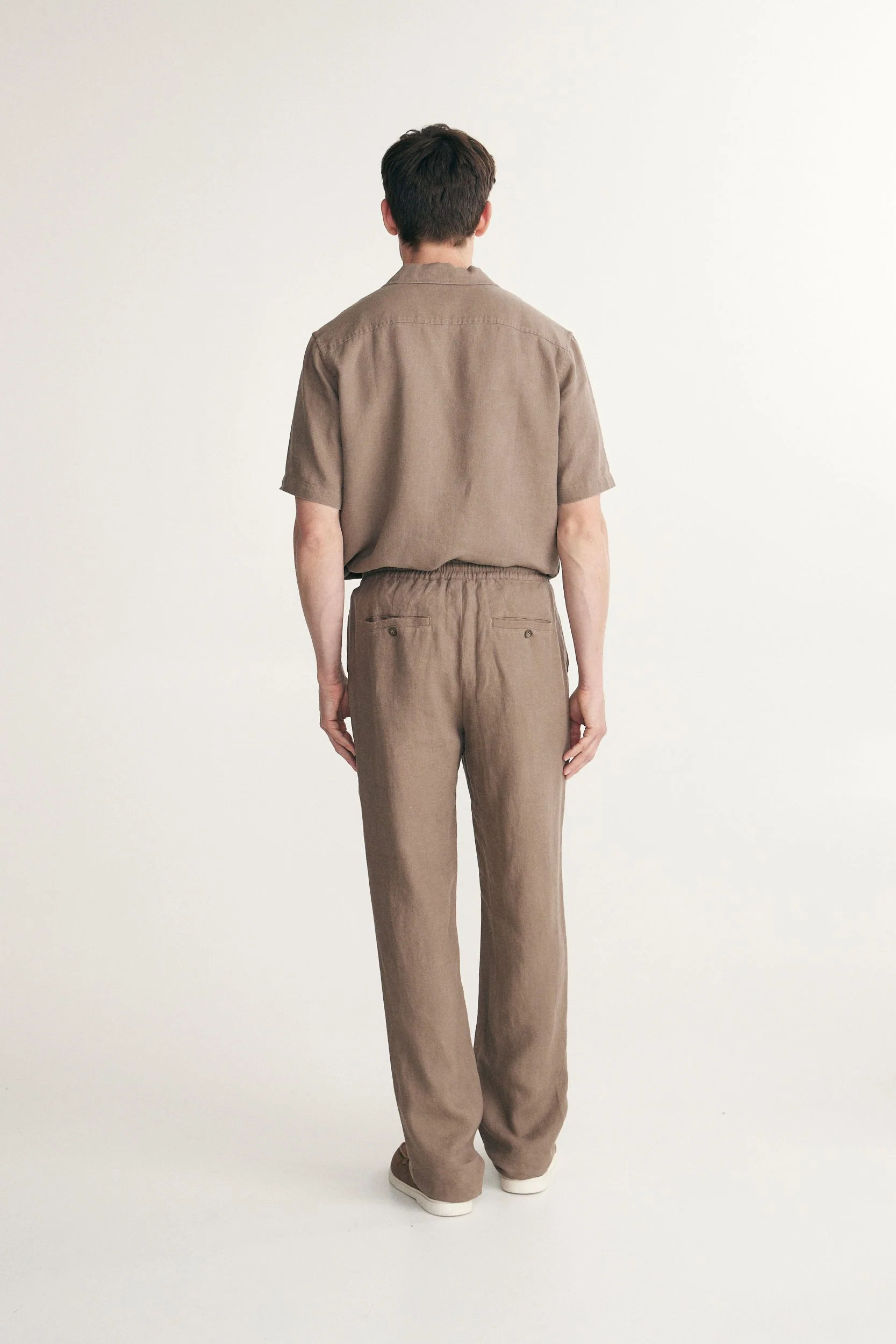 Linen pant with drawstring - Image 5
