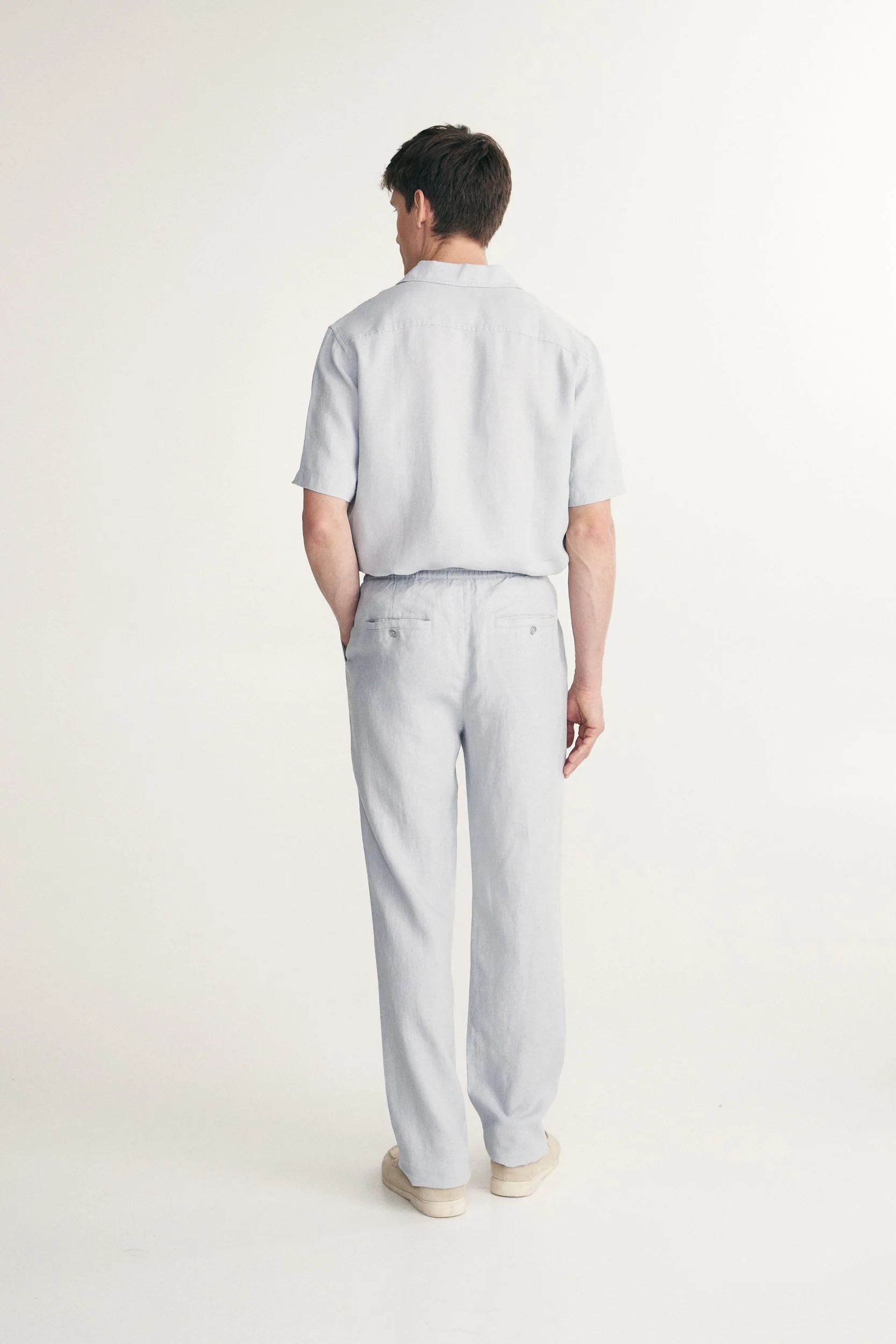 Linen pant with drawstring - Image 8
