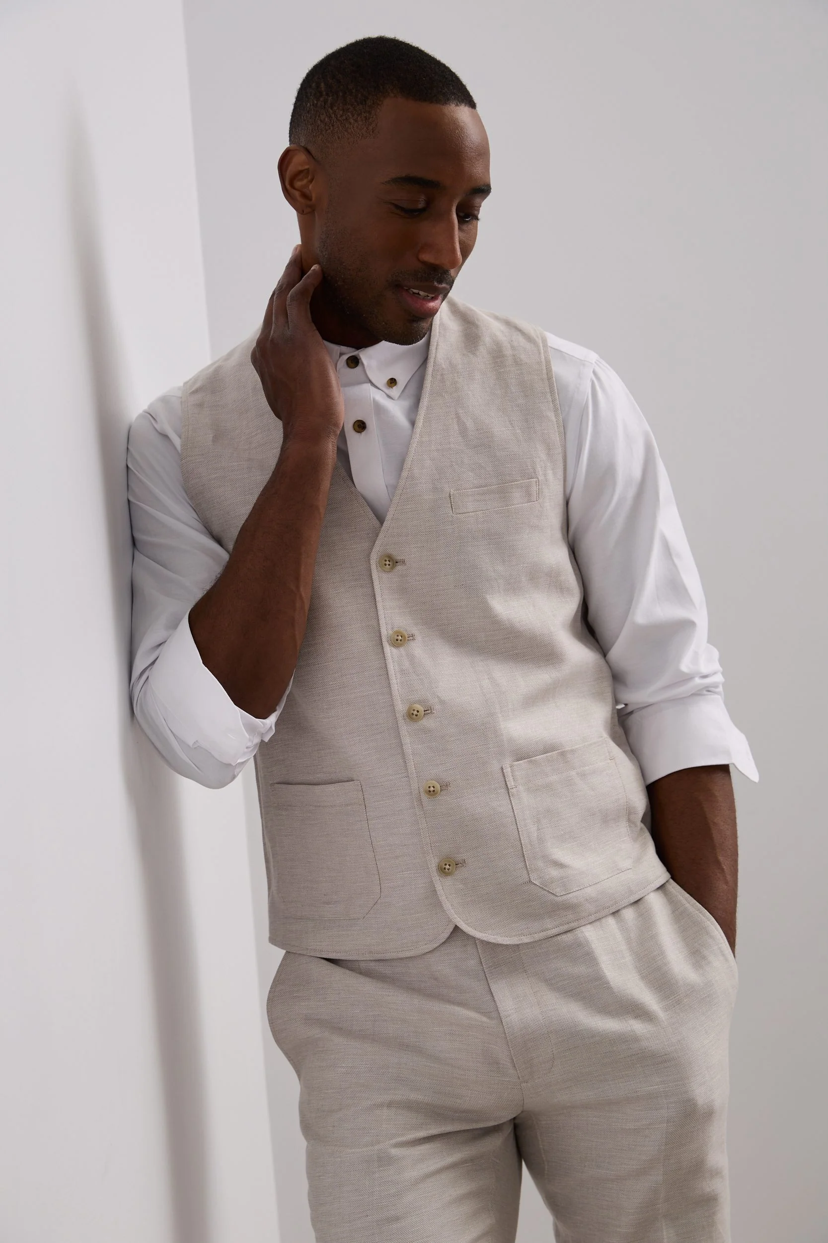 Linen vest - Image 3