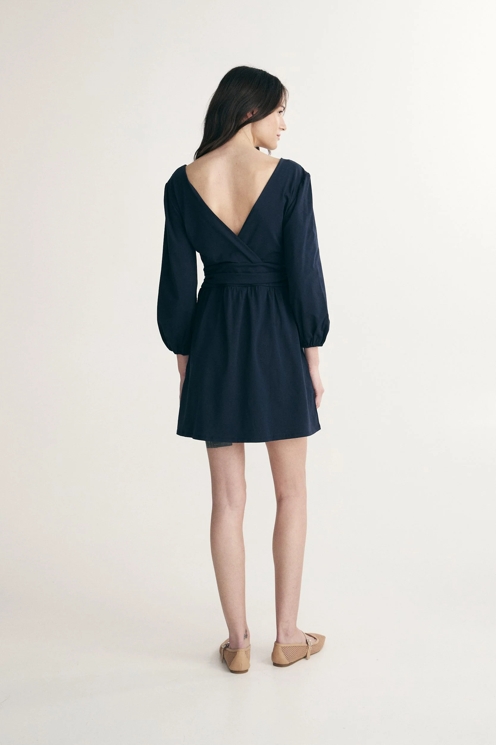 Long sleeve romper dress - Image 2