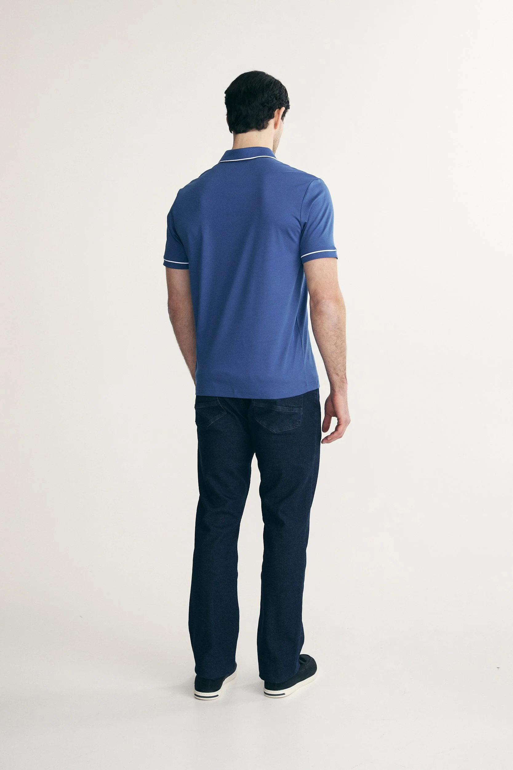 Mercerized cotton polo - Image 2