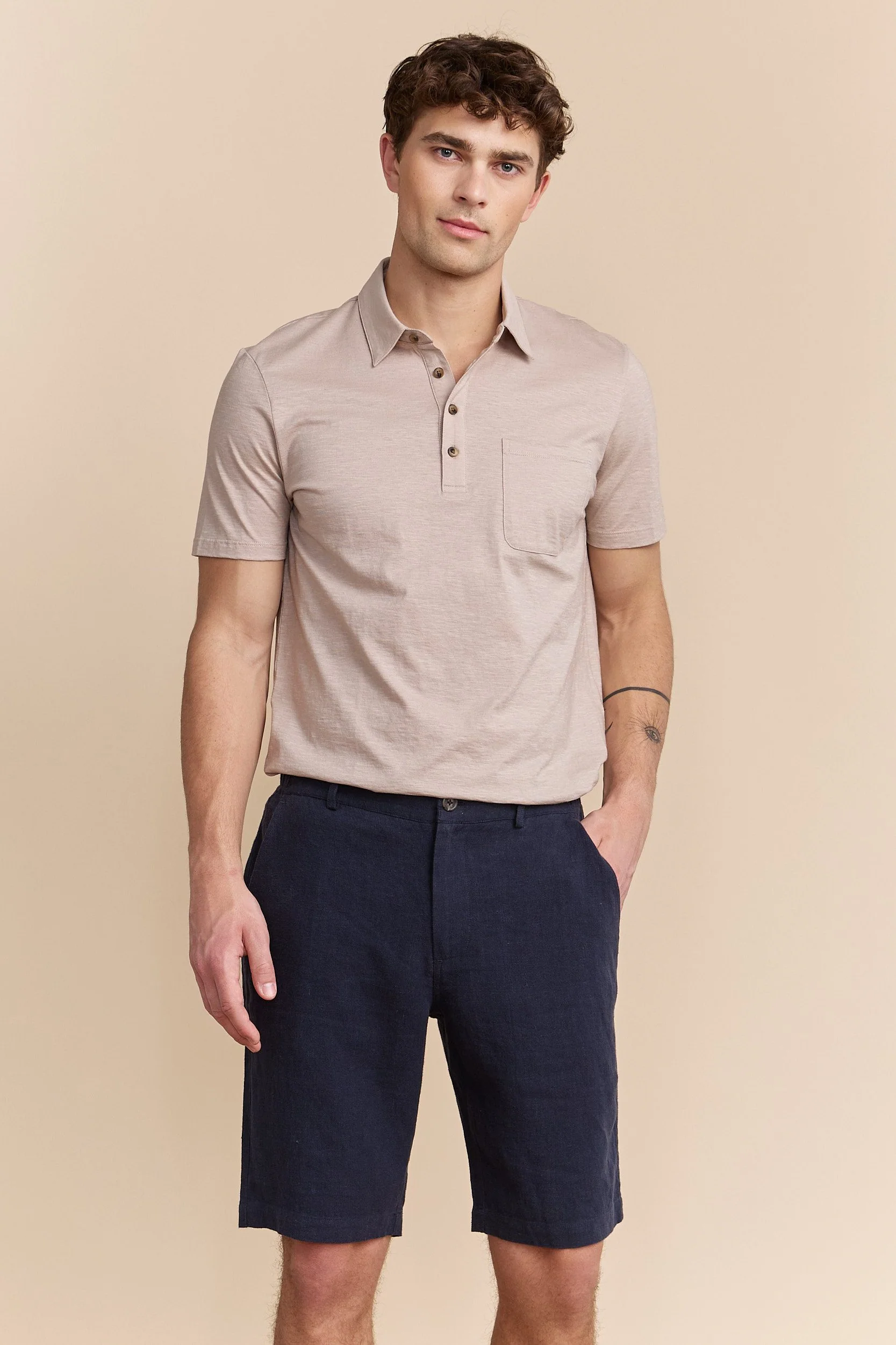 Mercerized jersey polo - Image 2