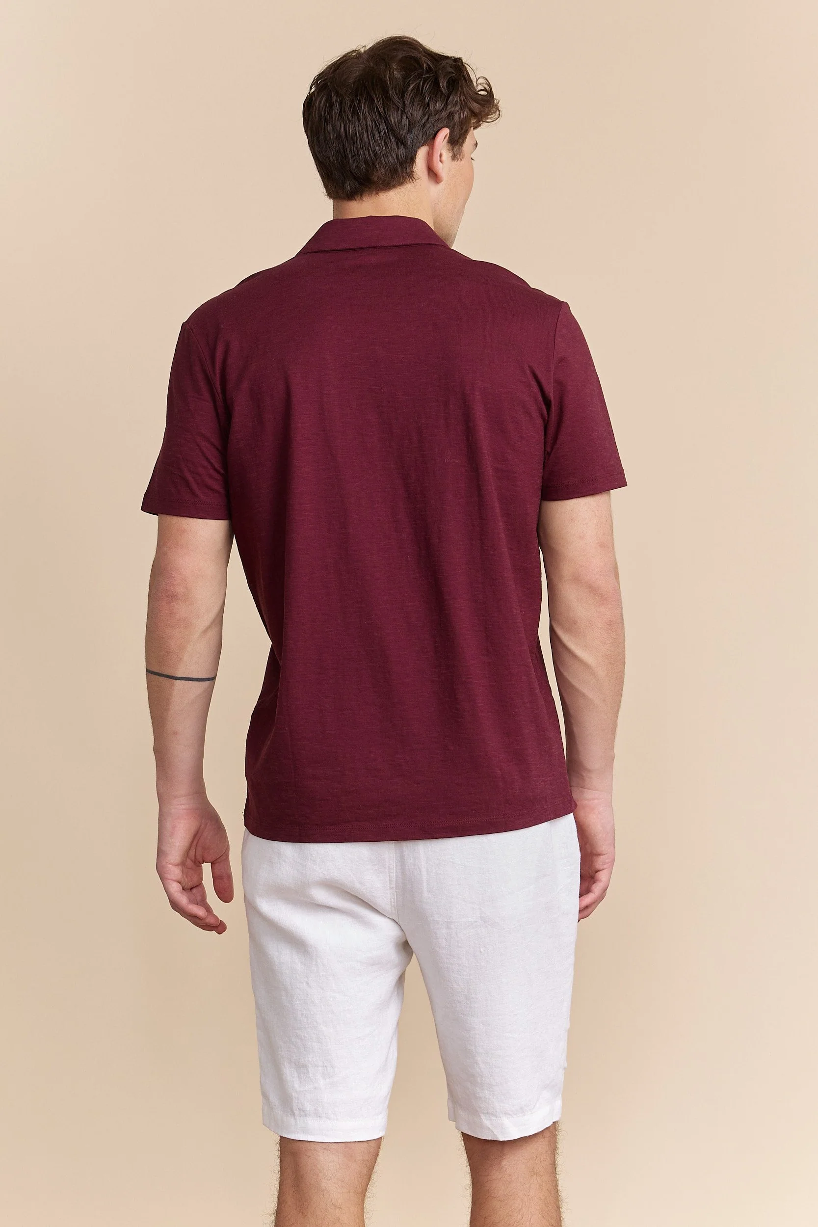 Mercerized jersey polo - Image 3