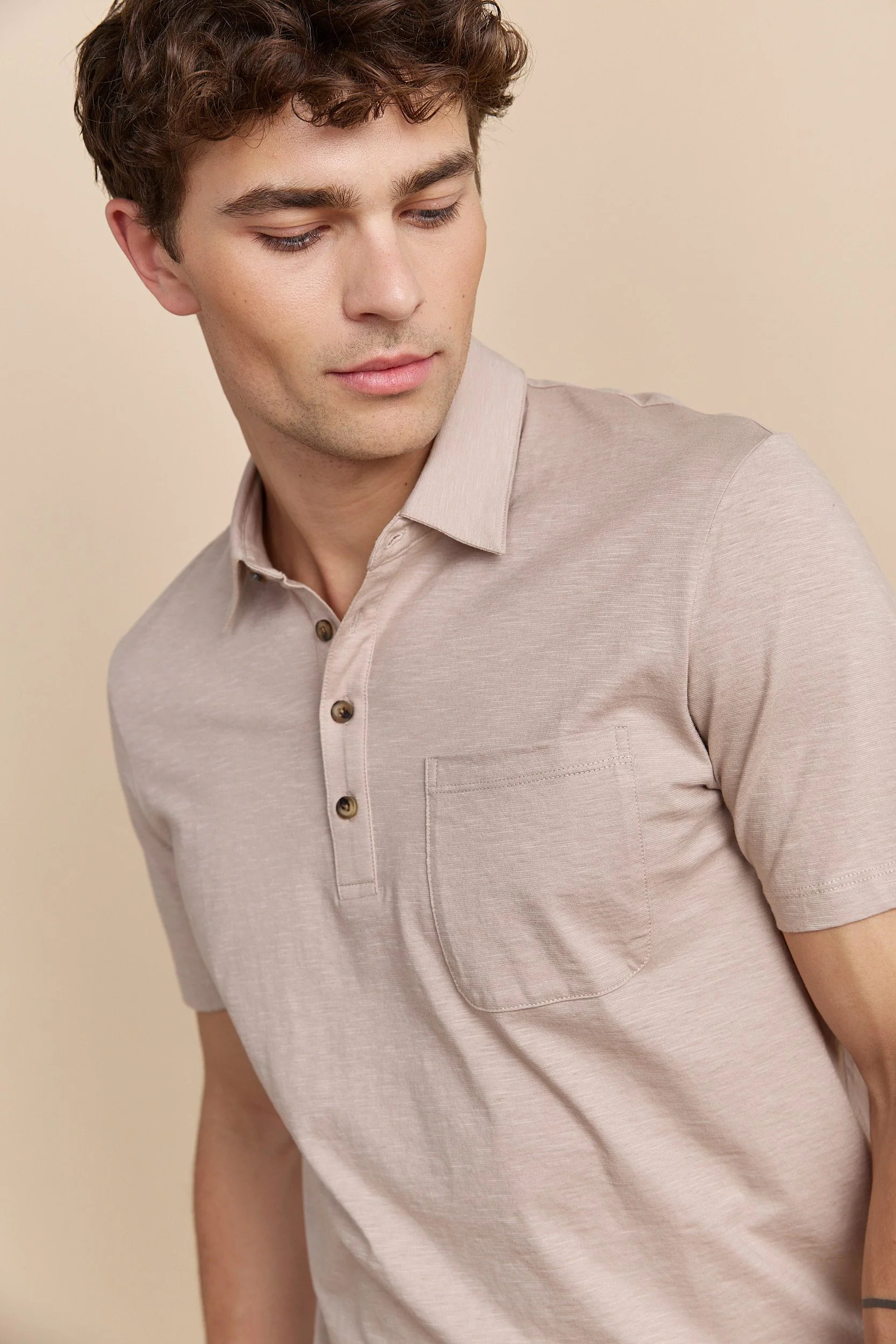 Mercerized jersey polo - Image 6