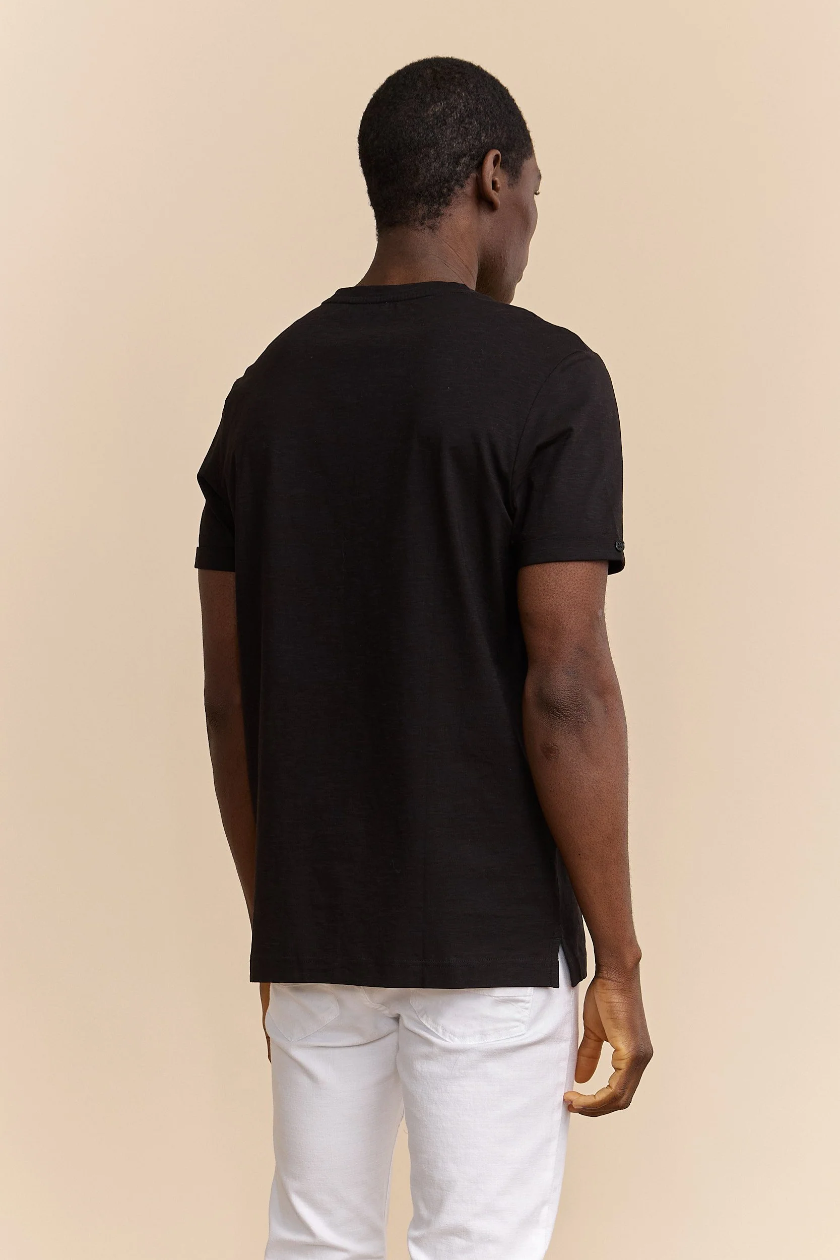 Mercerized slub jersey t-shirt - Image 2
