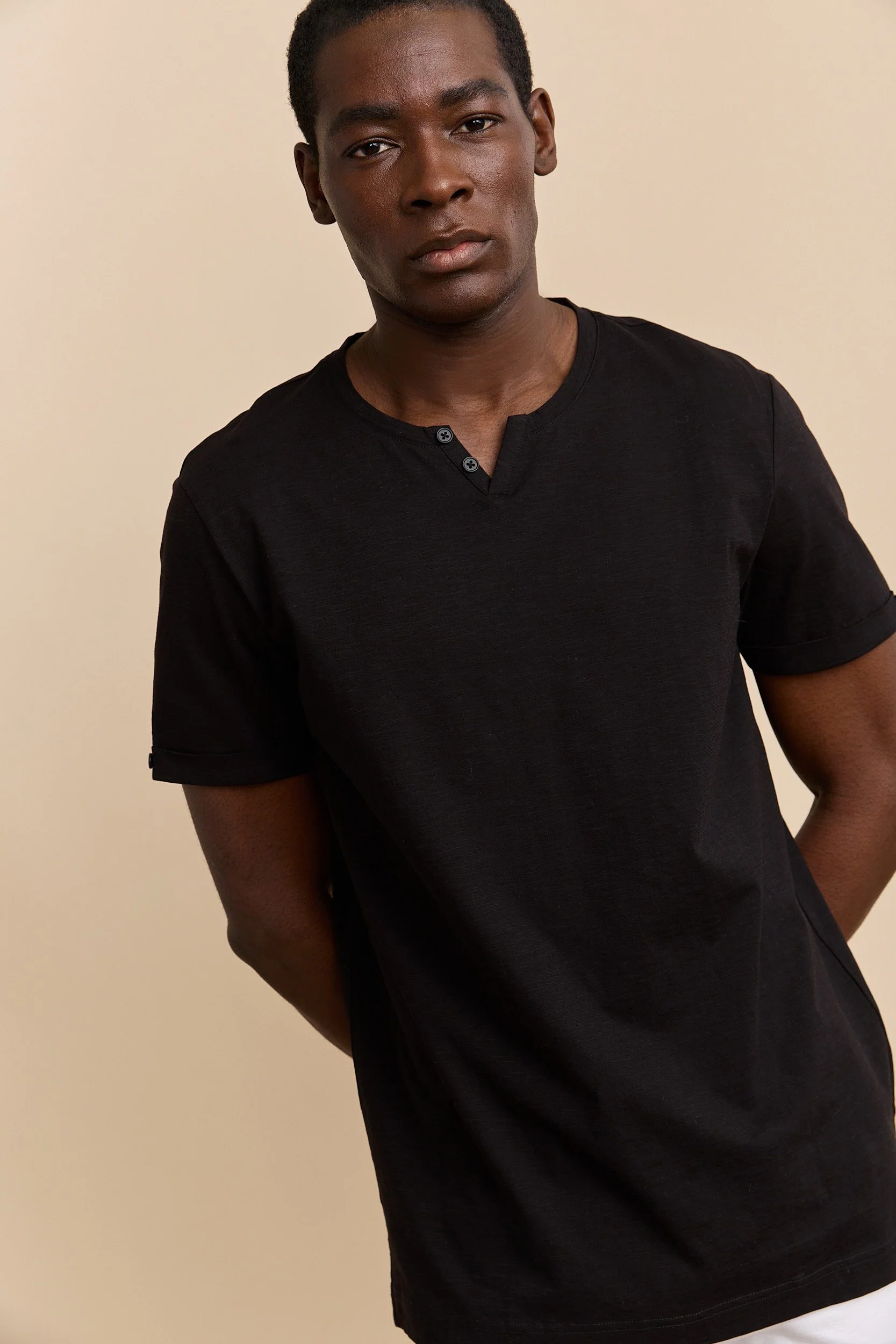 Mercerized slub jersey t-shirt - Image 3