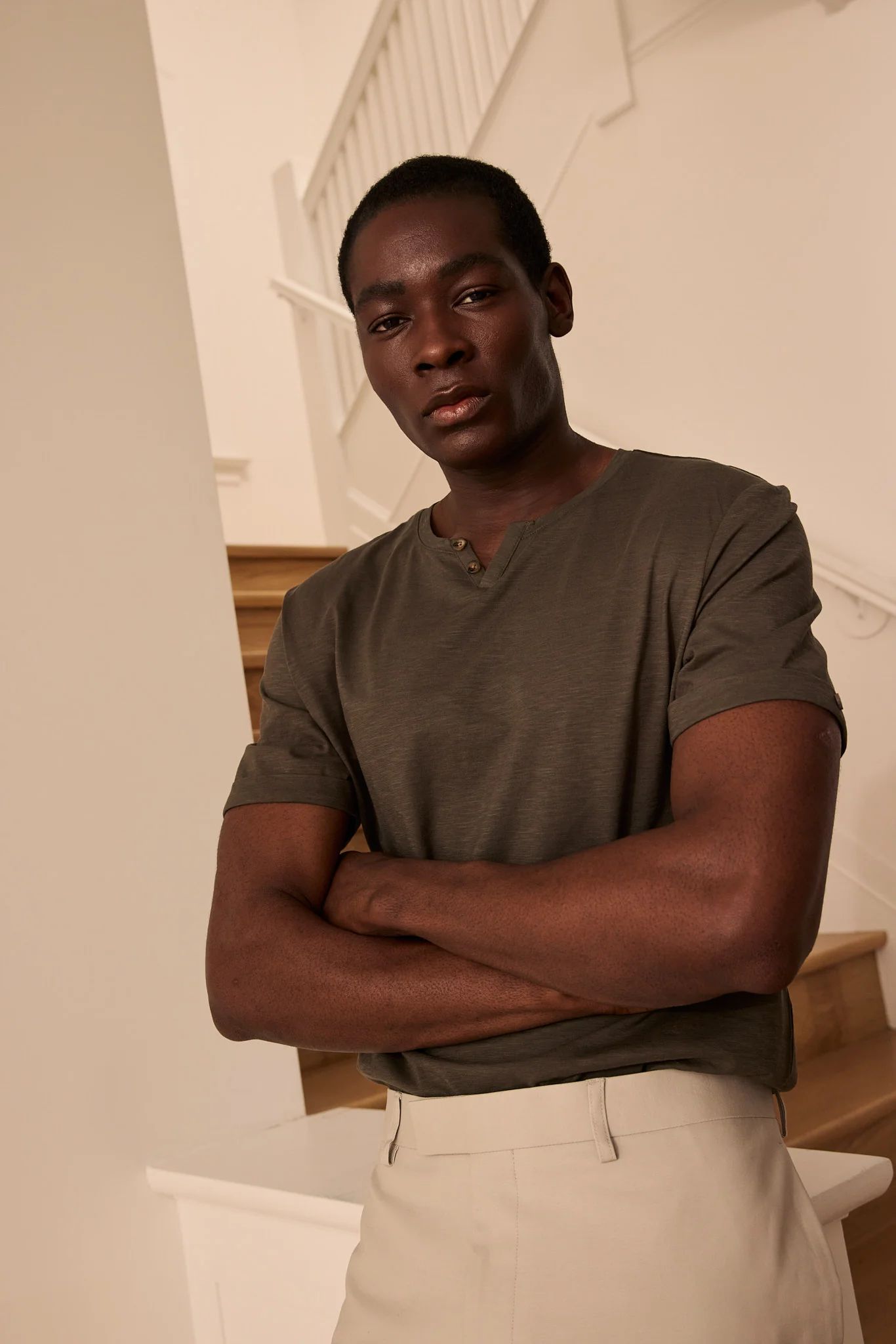 Mercerized slub jersey t-shirt - Image 8