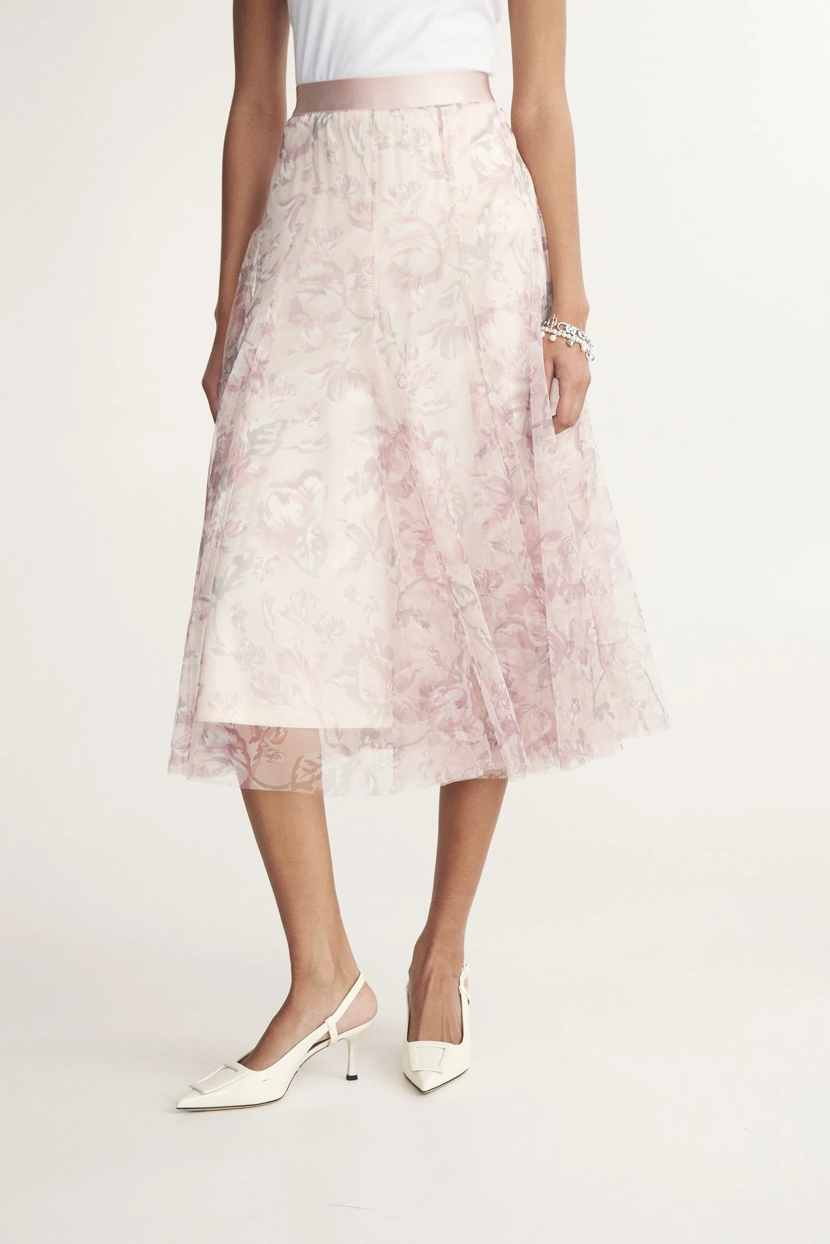 Mesh printed skirt - Image 3