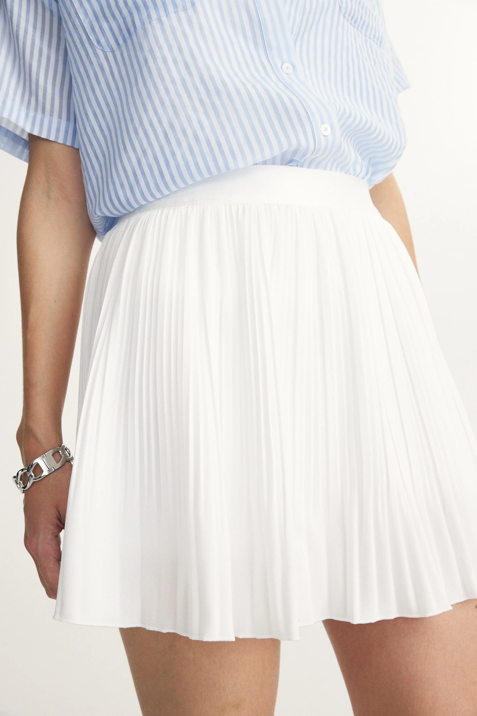 Mini pleated skort - Image 3