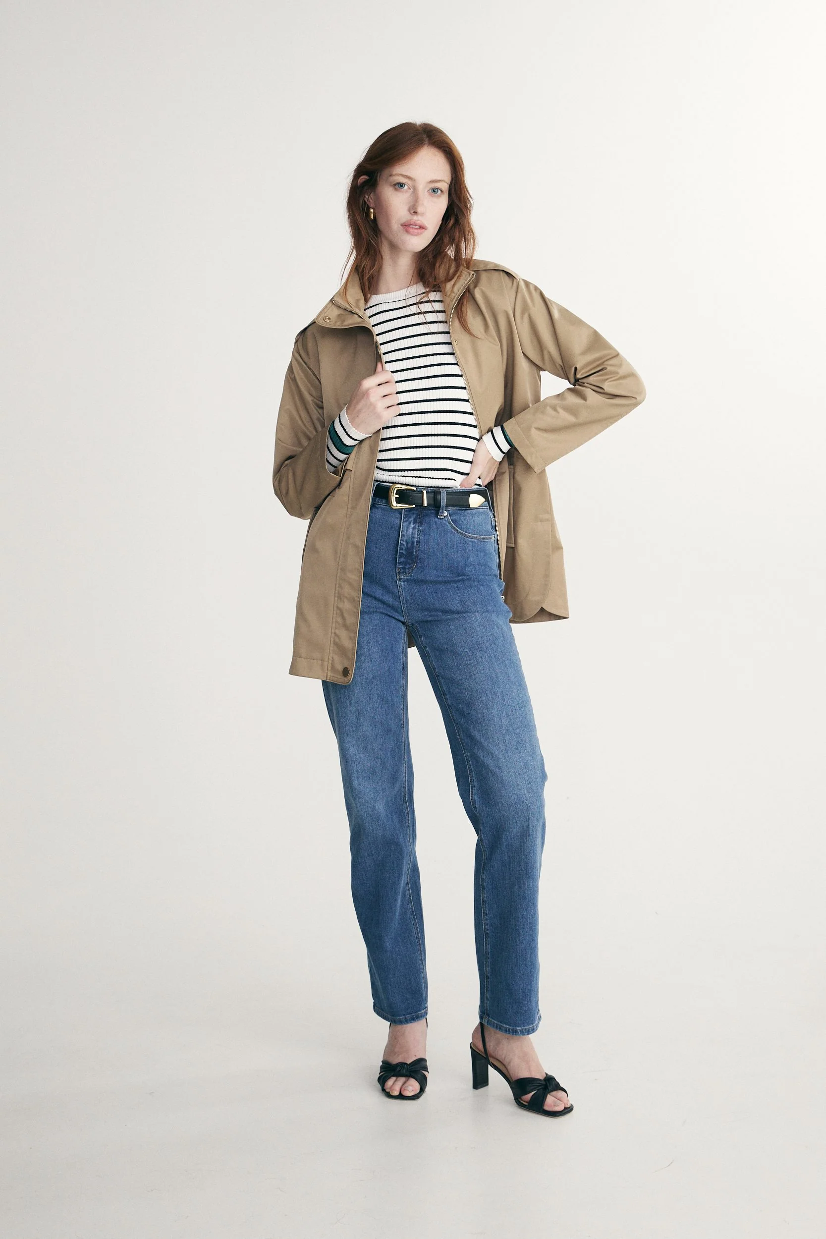 Mock neck coat - Image 3