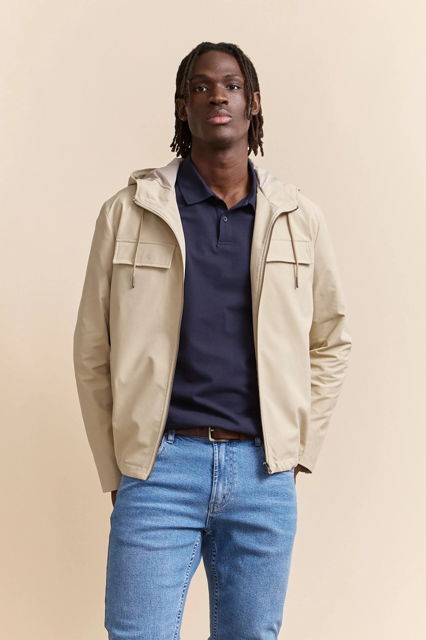 Multi pockets hooded jacket - Image 2