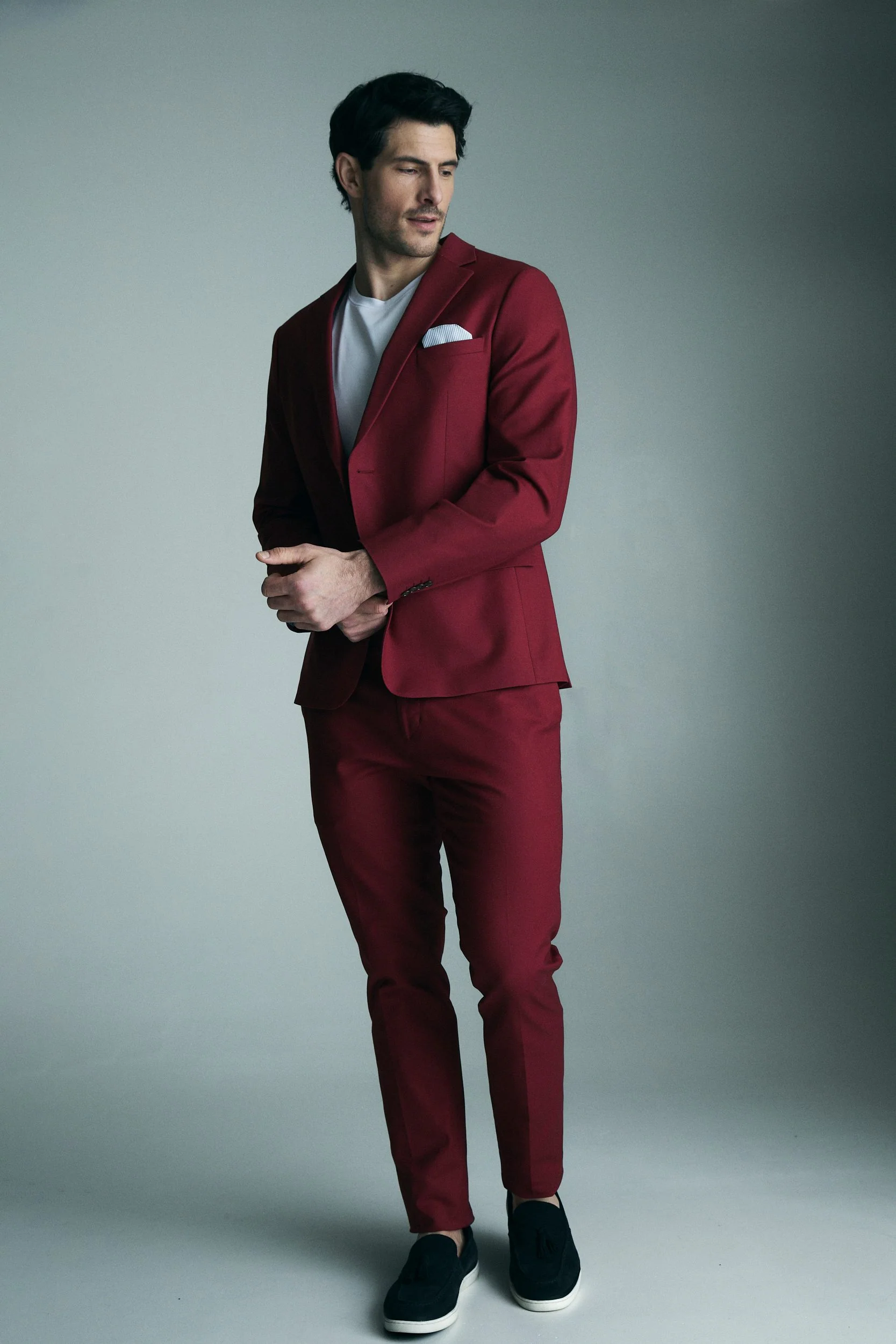 Notch collar Extra-fitted blazer - Image 11