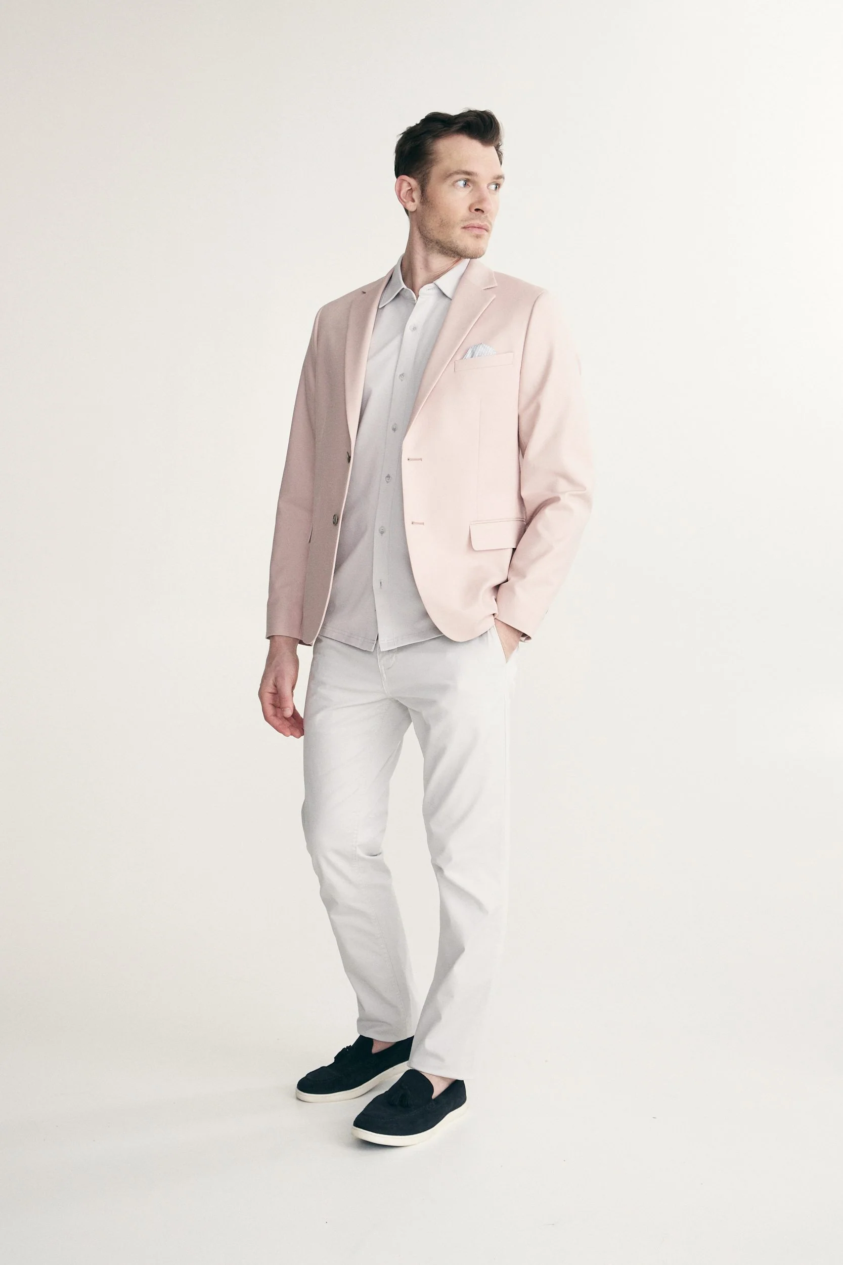 Notch collar Extra-fitted blazer - Image 5