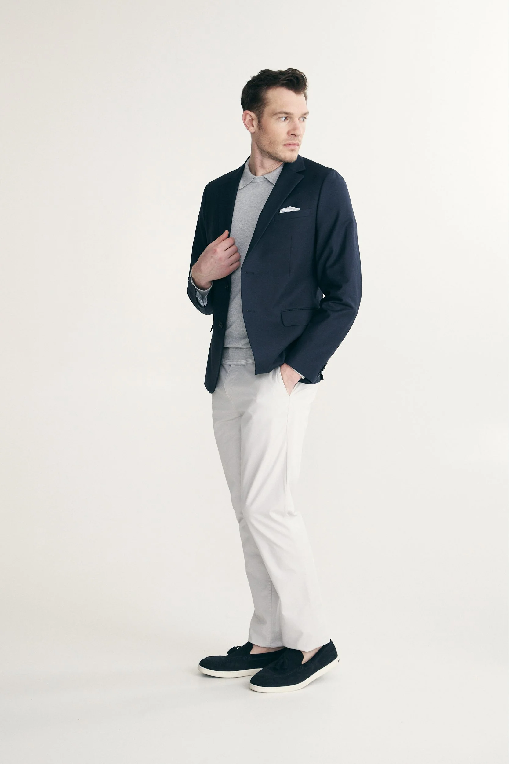 Notch collar Extra-fitted blazer - Image 7