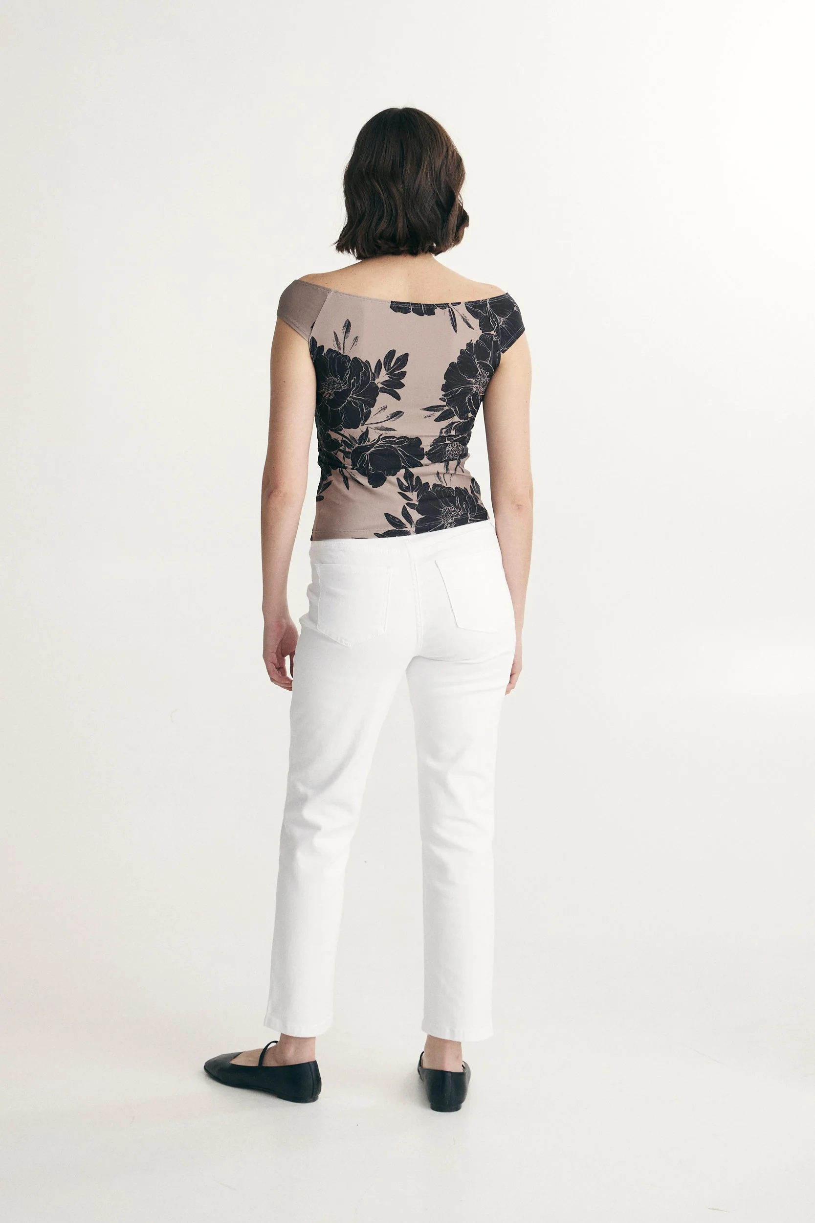 Off shoulder printed top - Image 2