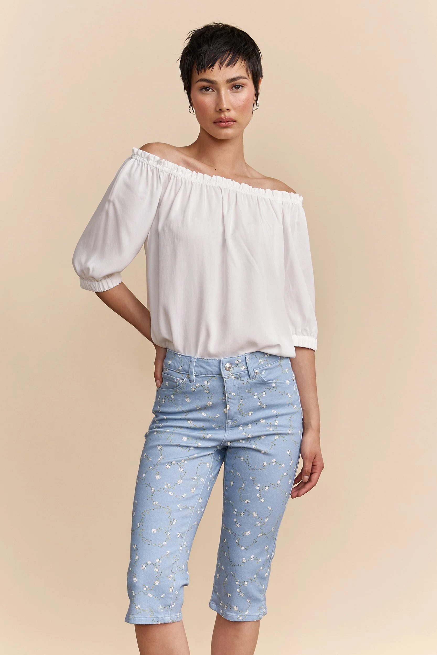 Off-the-shoulder top