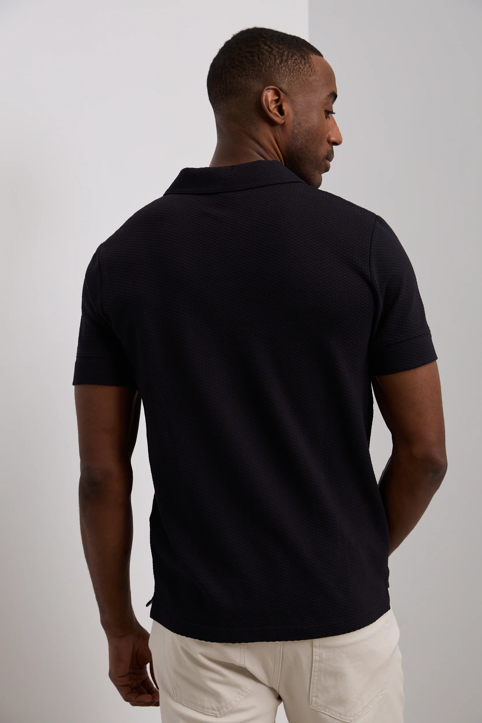 Open collar polo - Image 4