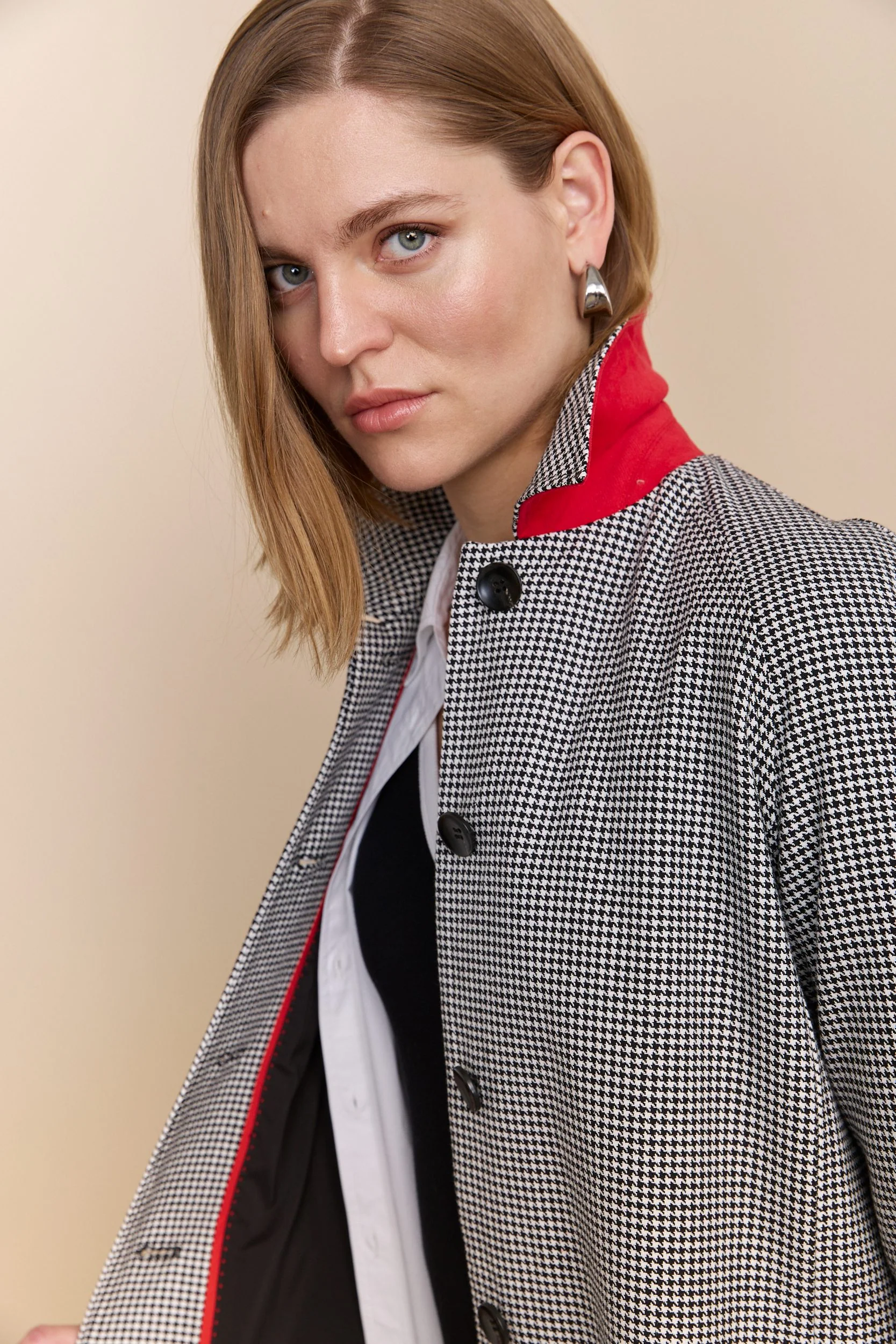 Houndstooth coat - Image 4