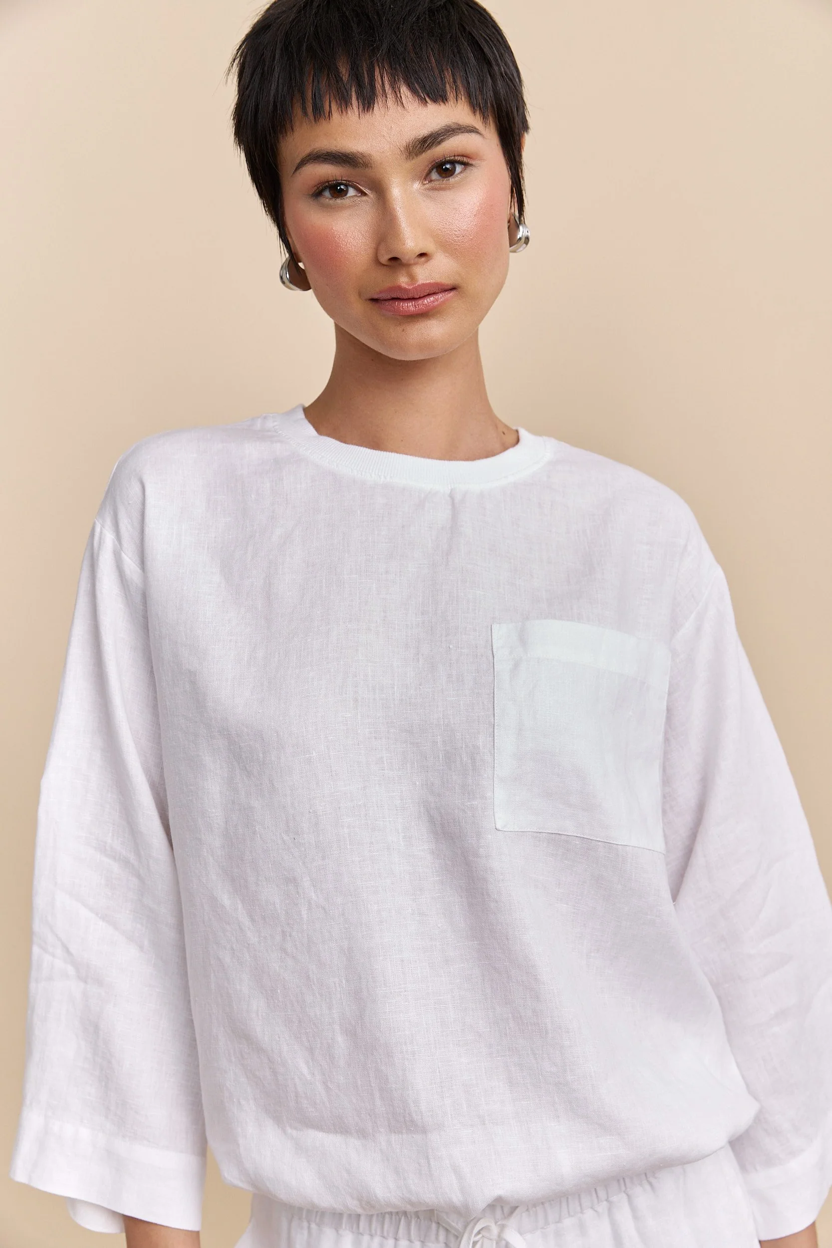 Oversized linen top - Image 2