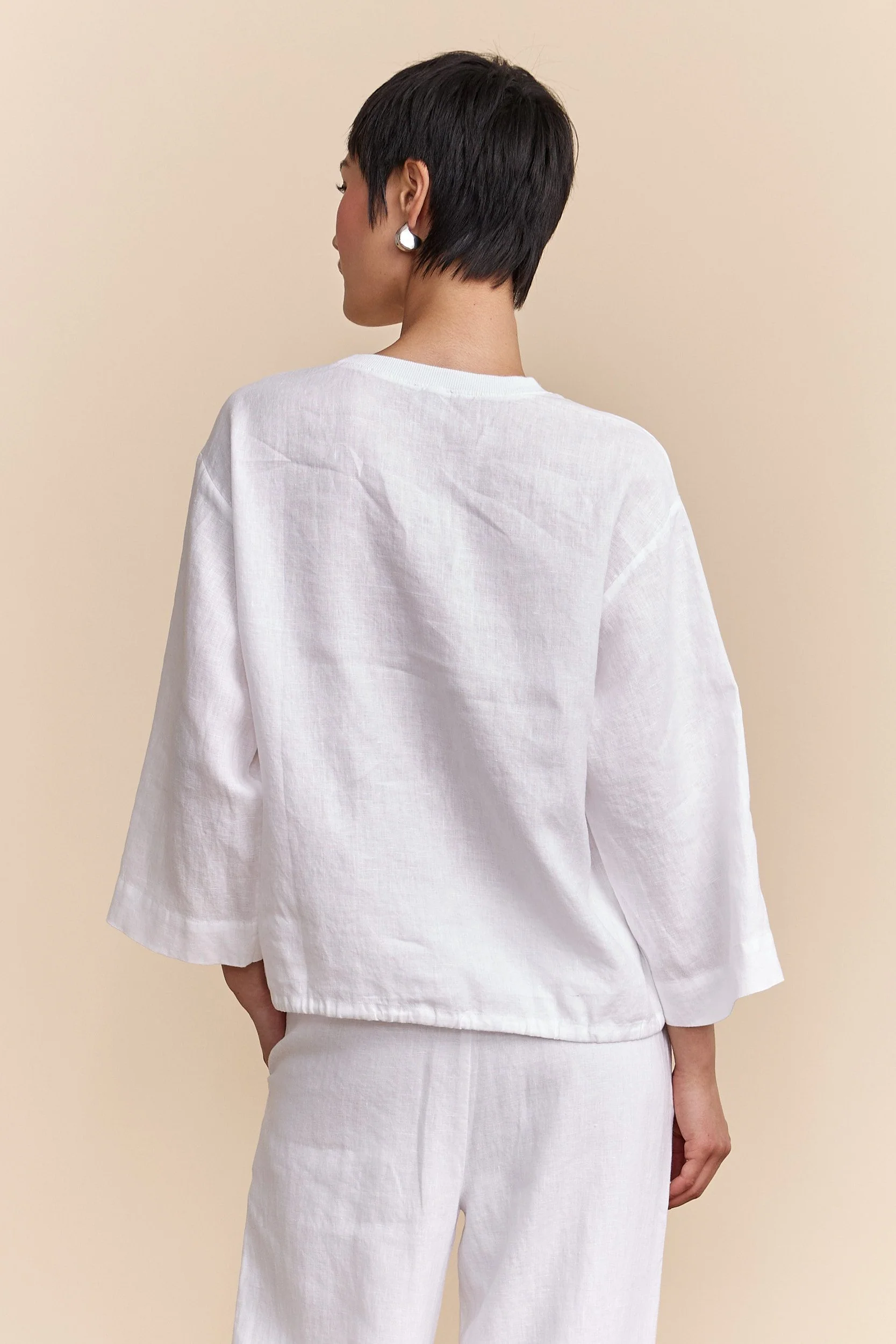 Oversized linen top - Image 5
