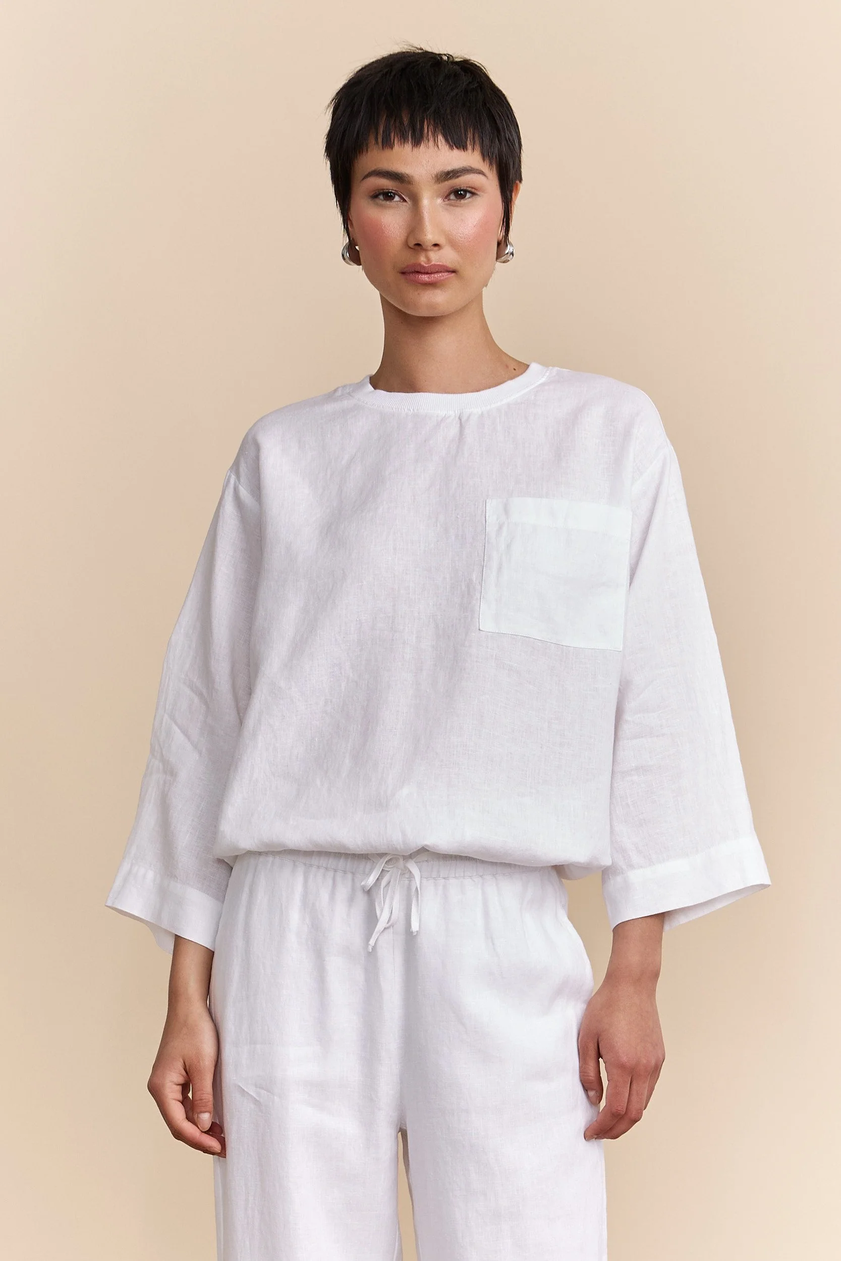 Oversized linen top - Image 6