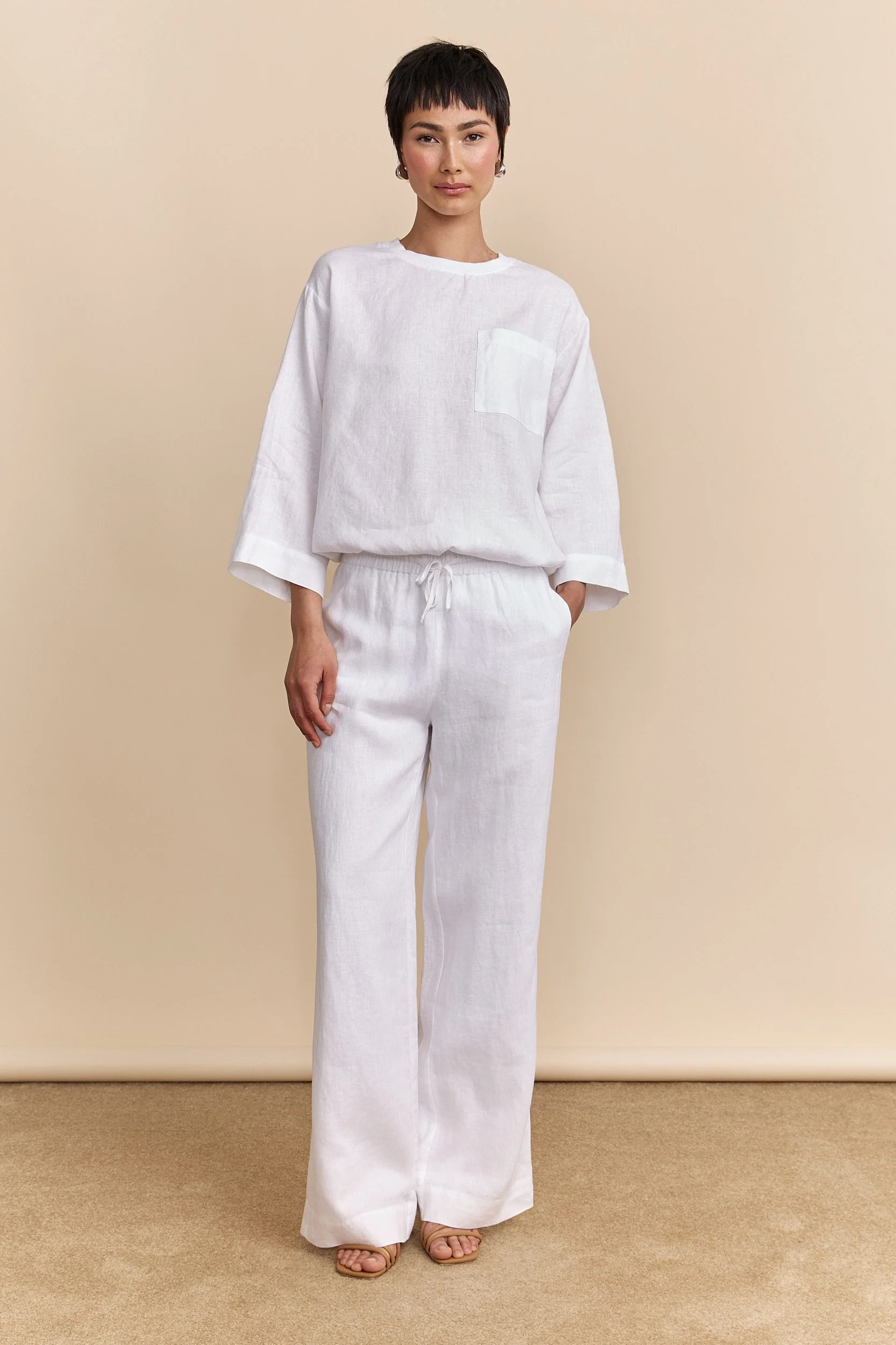 Oversized linen top - Image 7