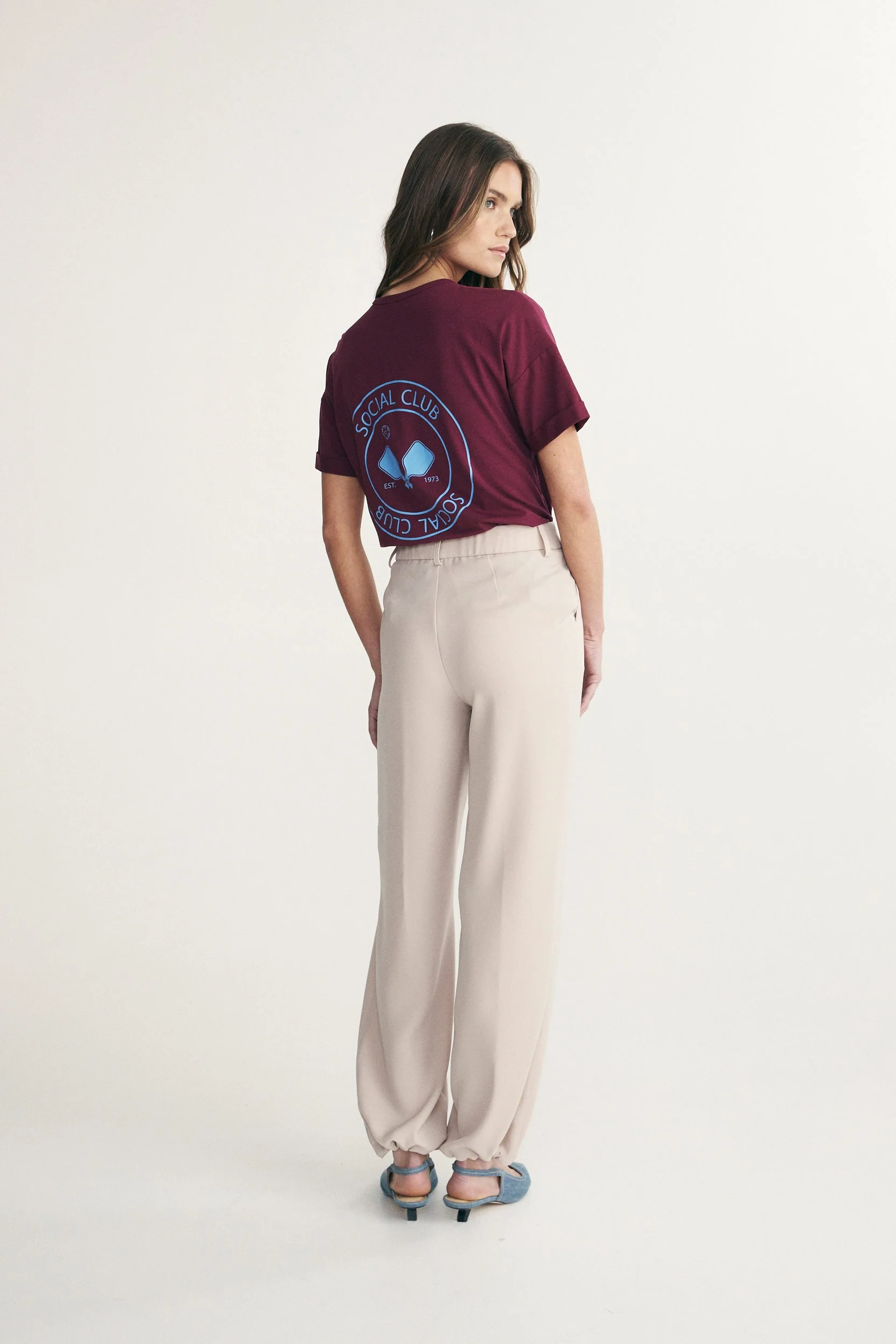 Pants with drawstring at cuff - Image 2