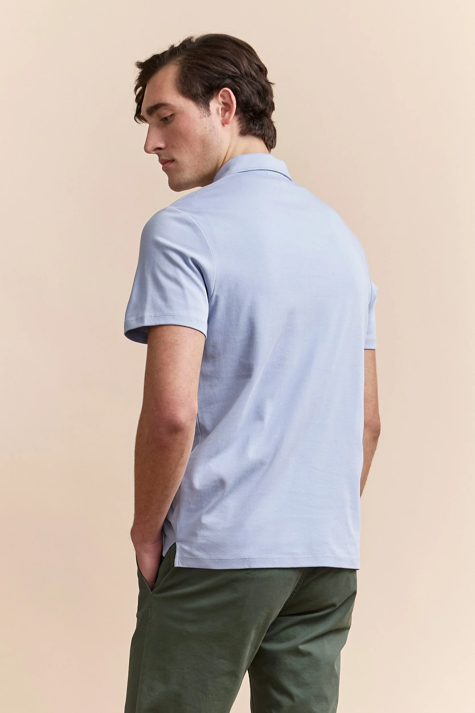 Pima cotton short sleeves polo - Image 3