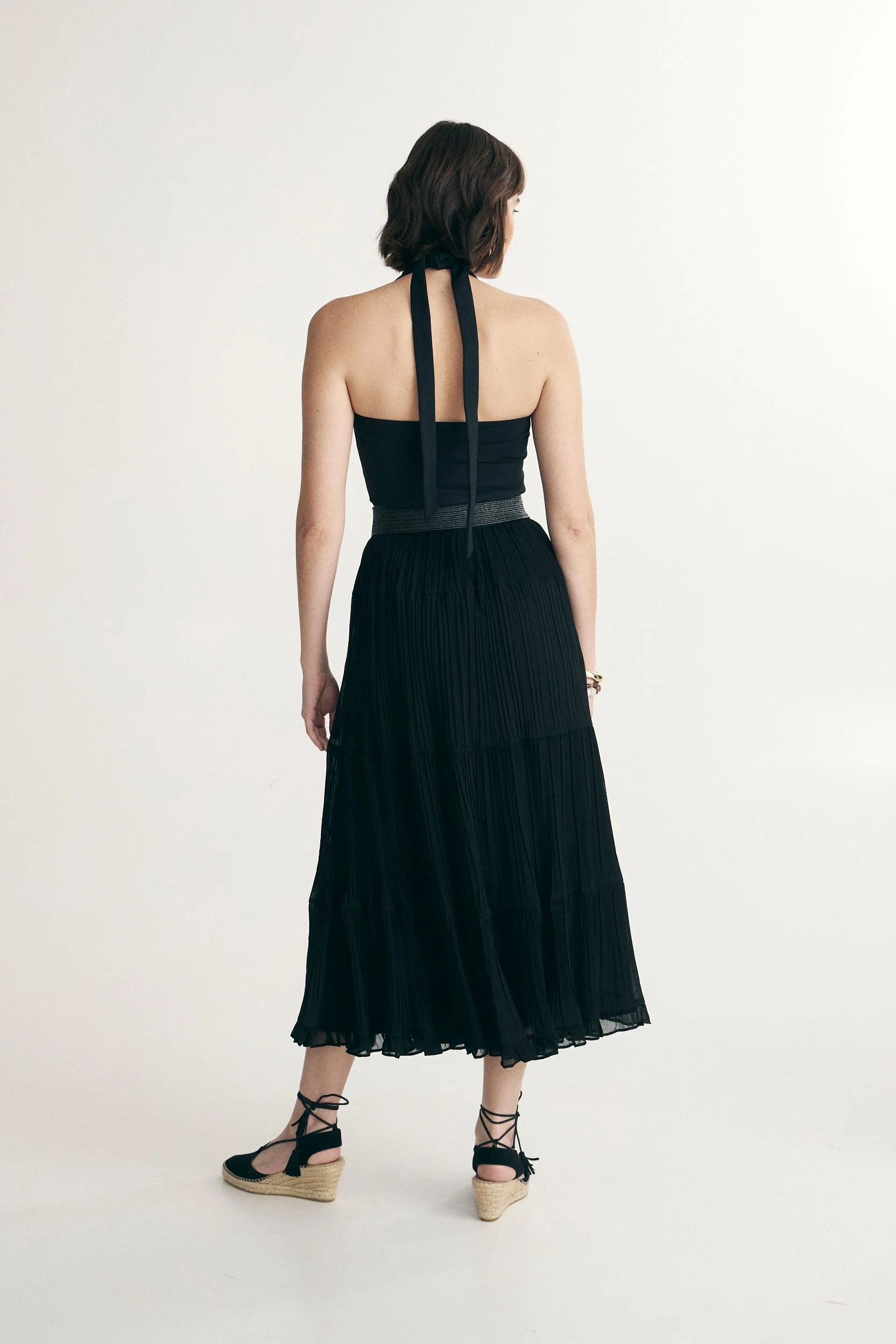 Pleated mesh skirt - Image 5