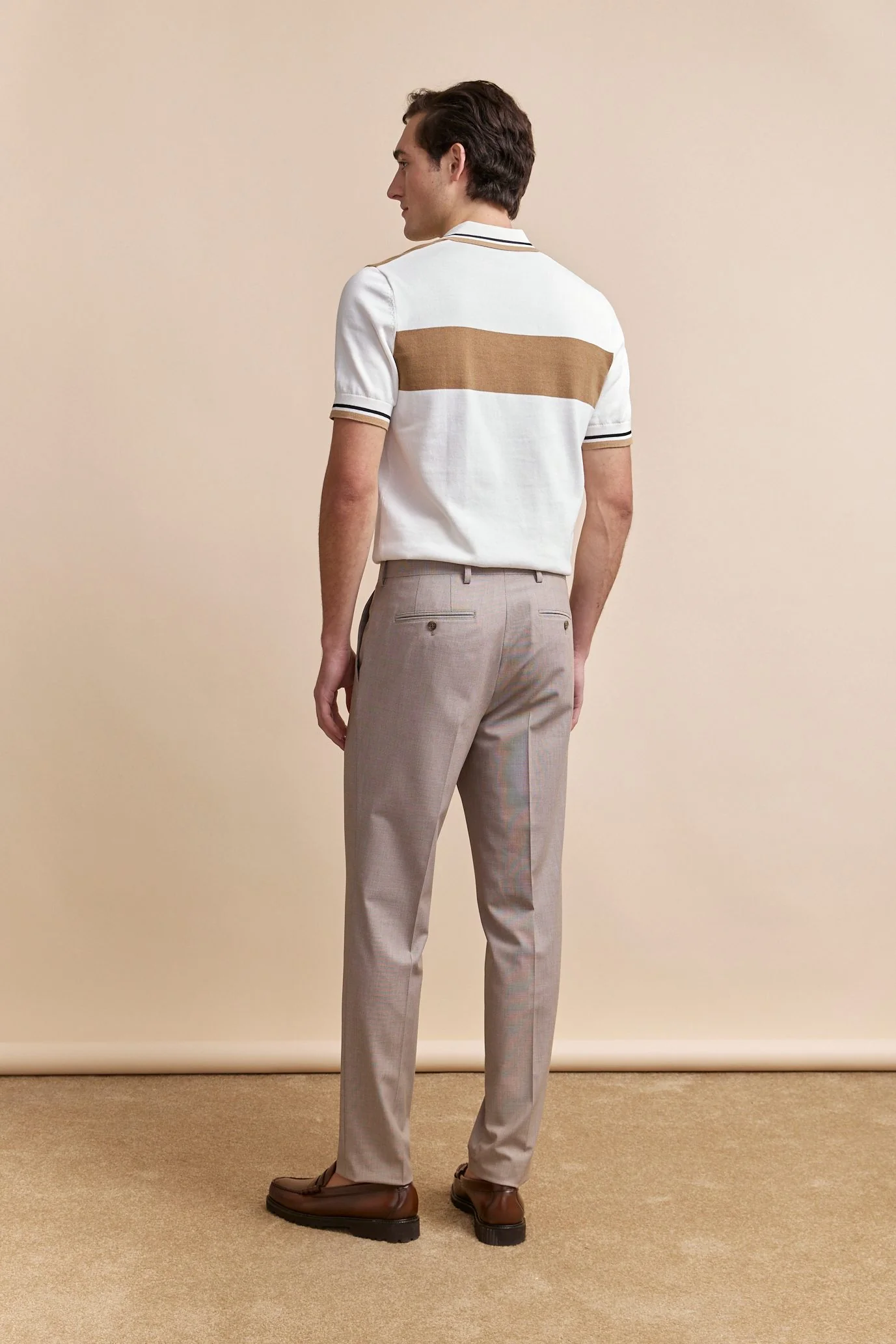 Pleated textured pant - Image 4