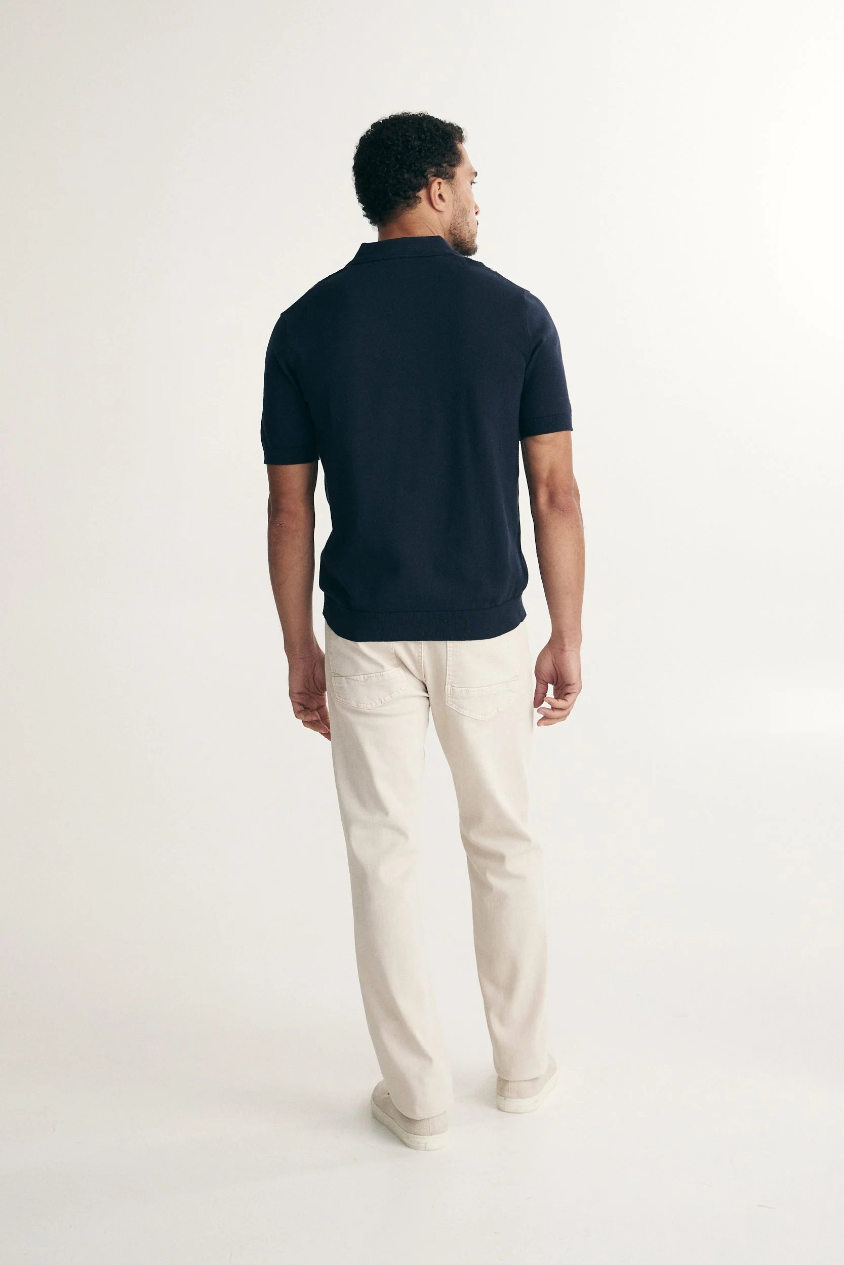 Pointelle stripes polo - Image 6