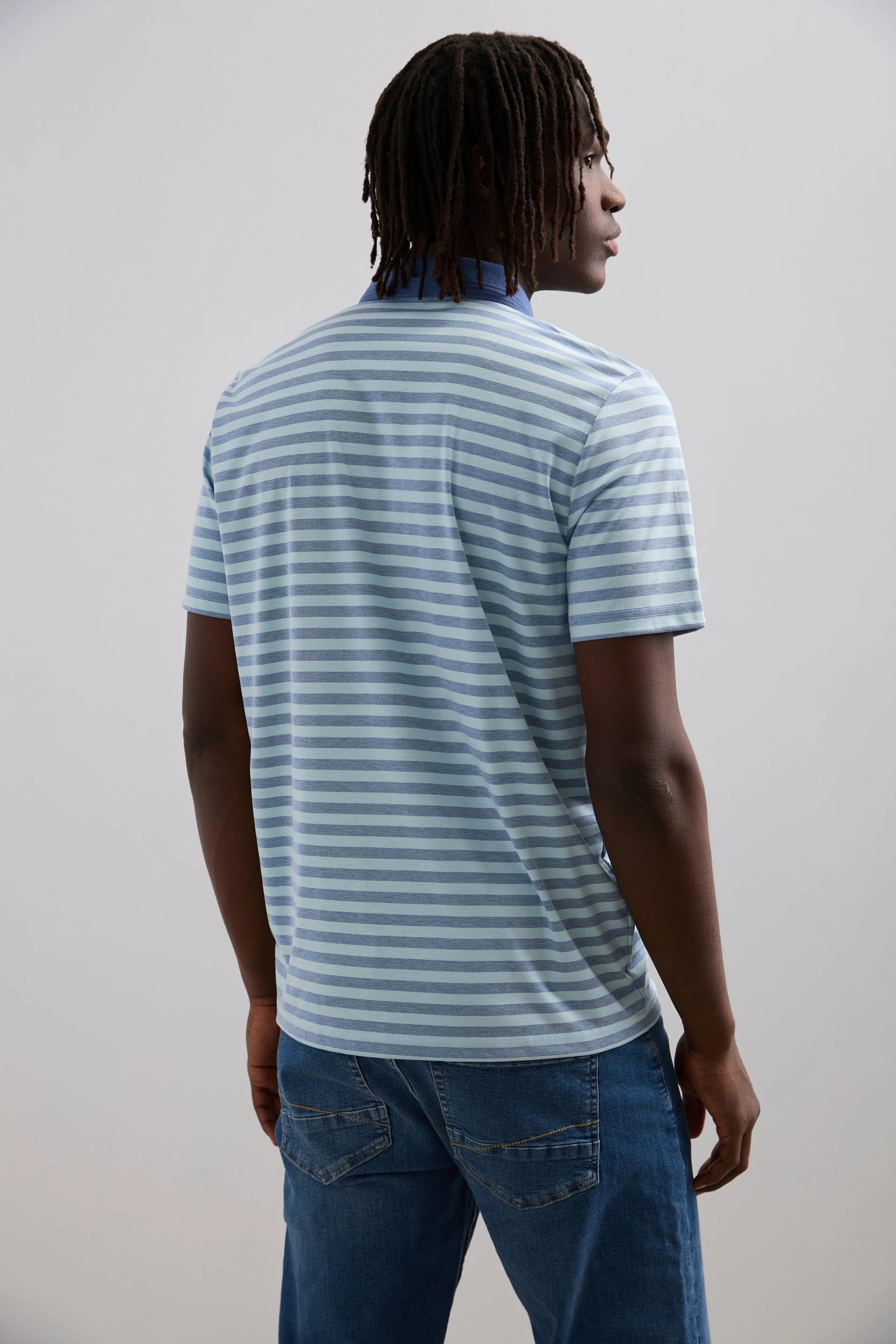 Contrasting Collar Polo - Image 3