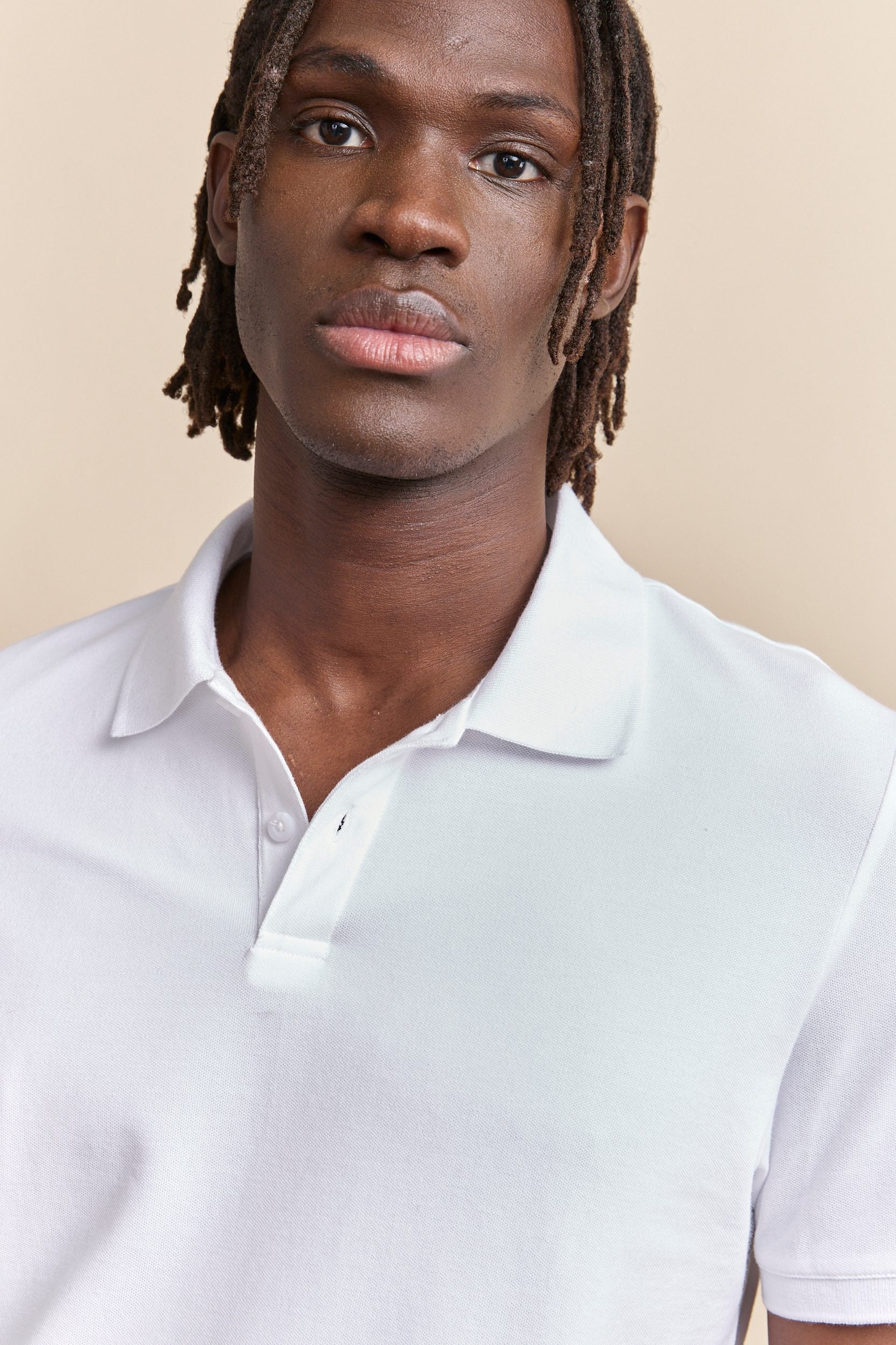 Polo with detail at collar - Image 3