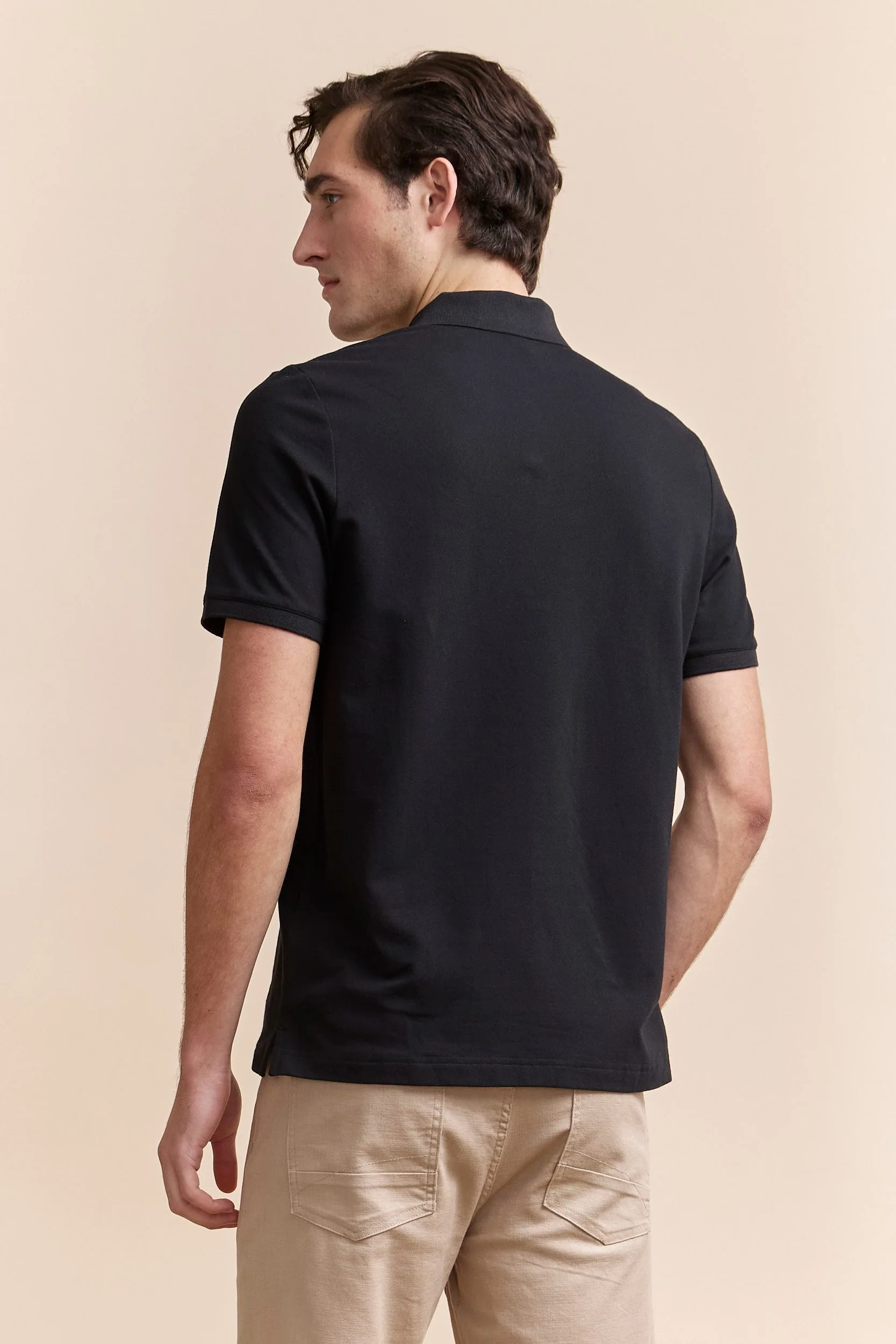 Polo with detail at collar - Image 6