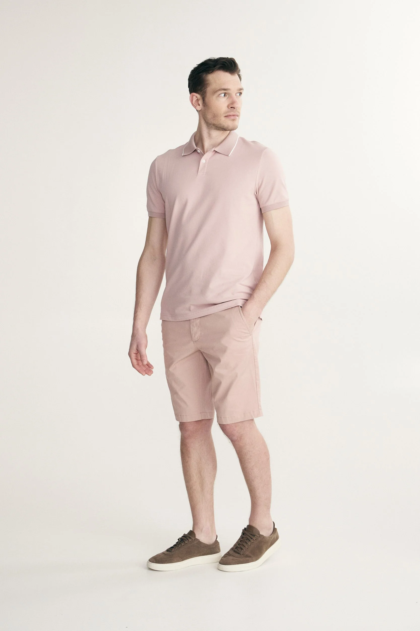 Polo with detail at collar - Image 4