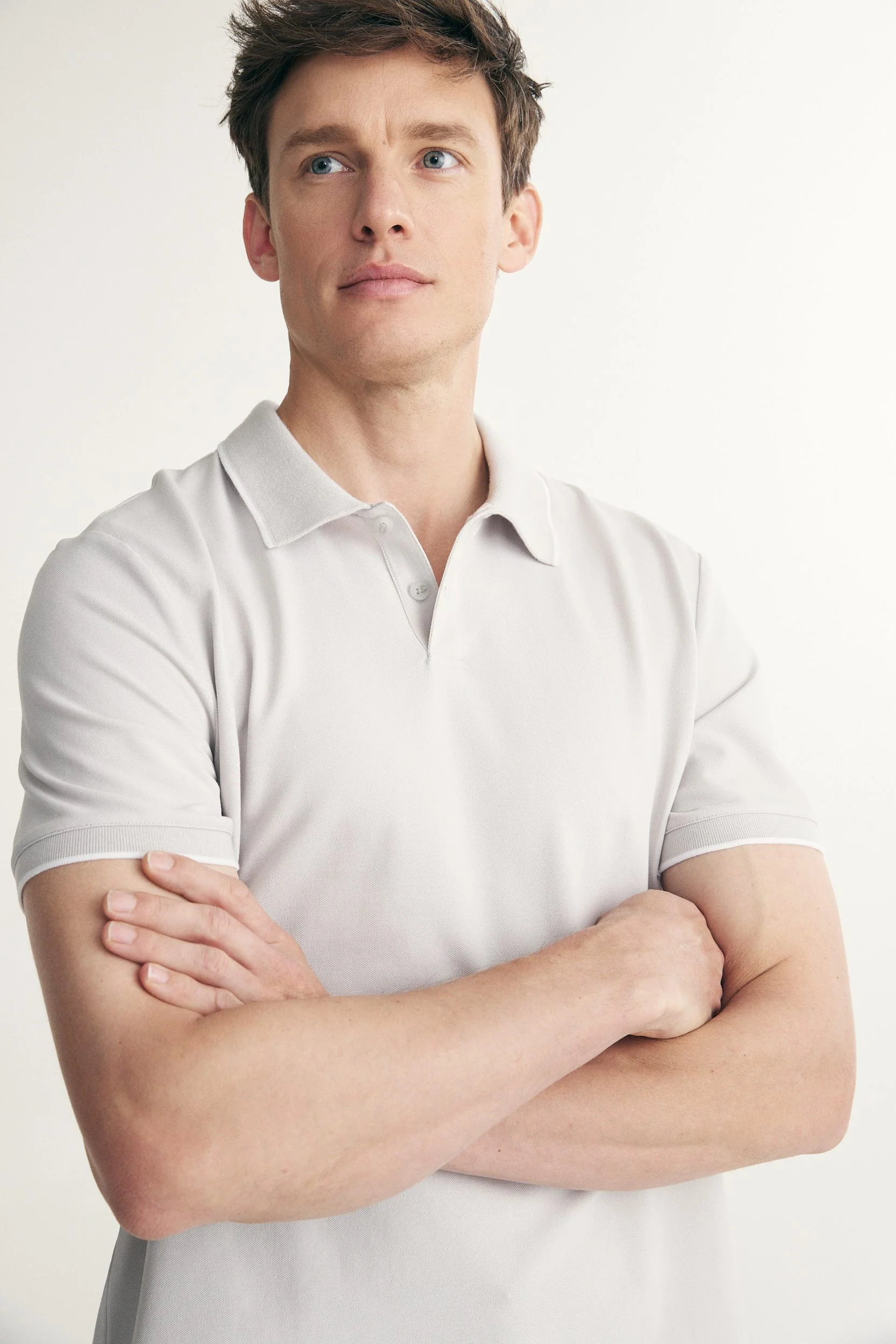 Polo with detail at collar