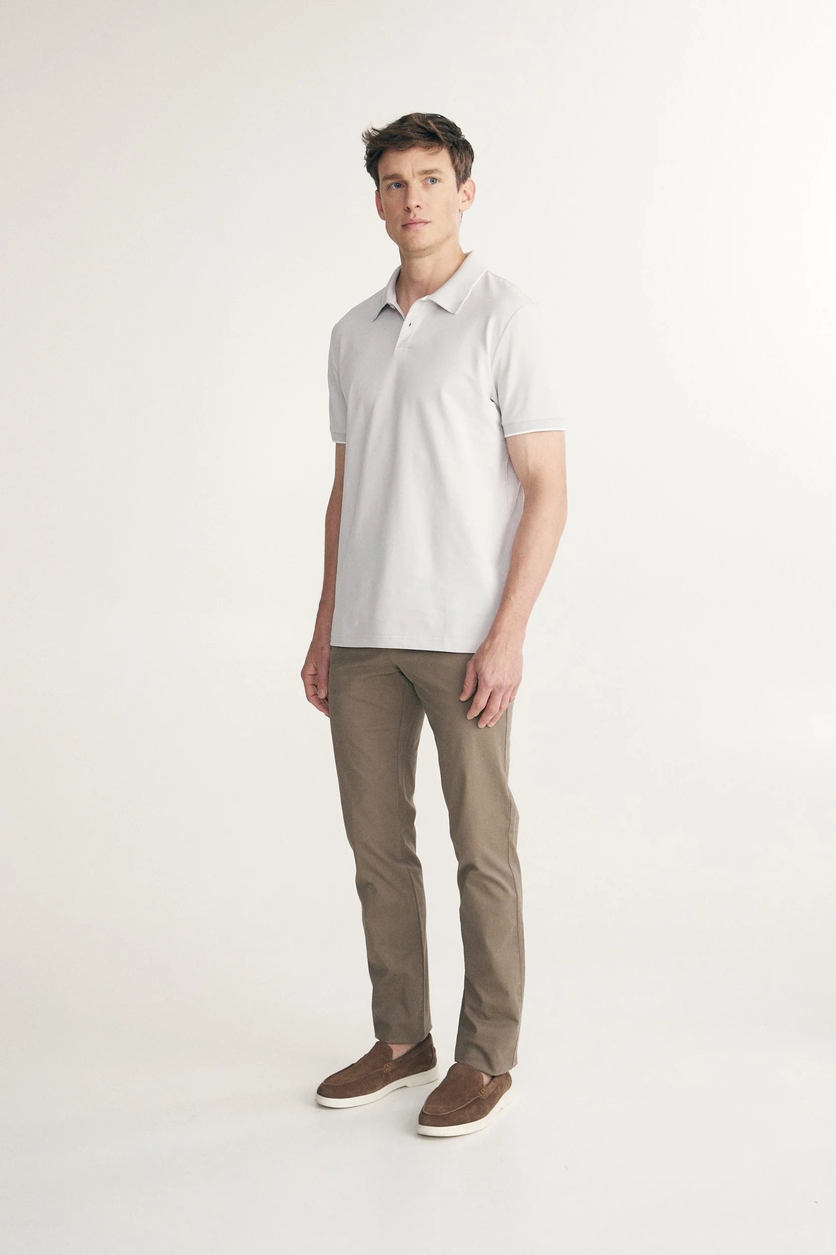 Polo with detail at collar - Image 3