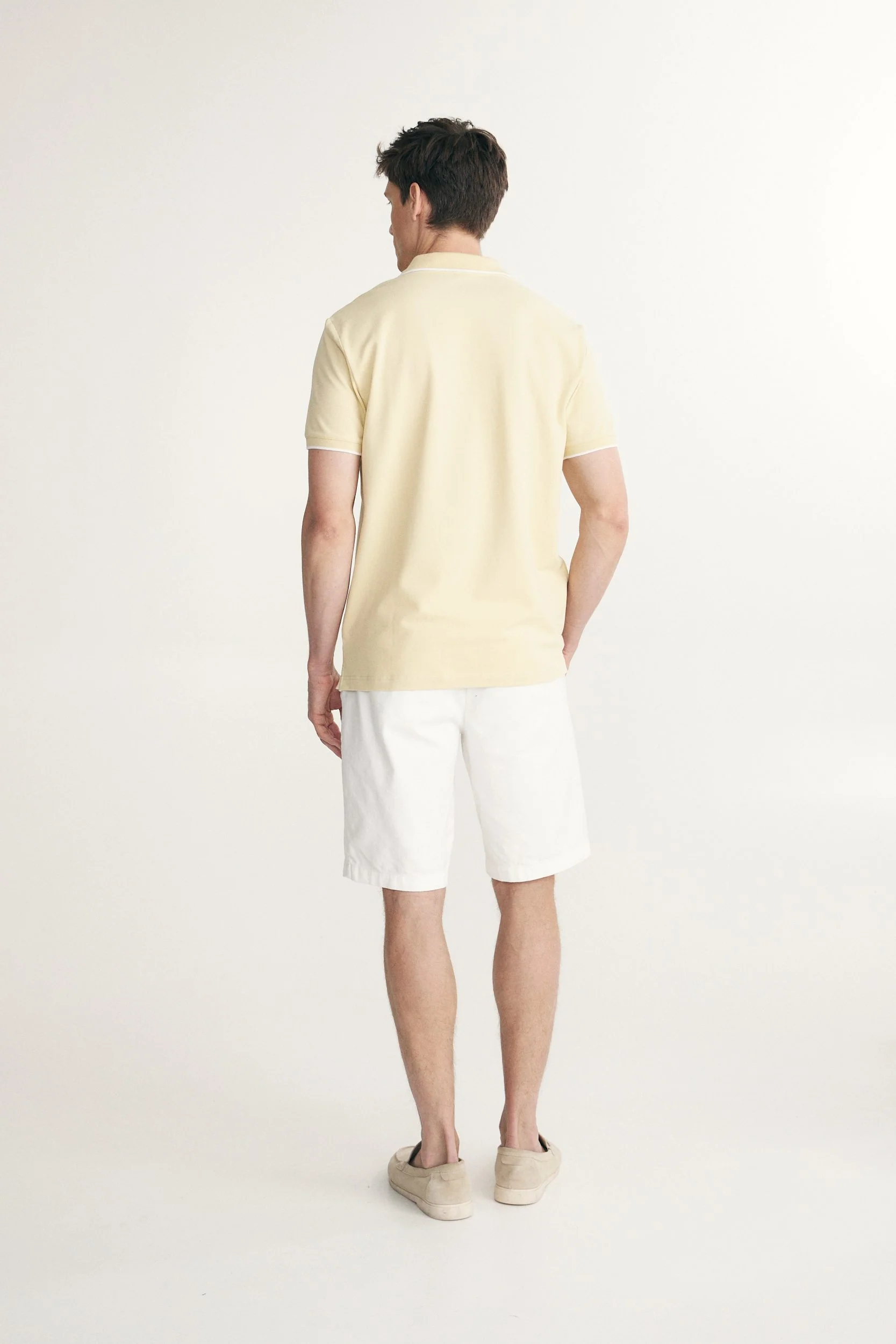 Polo with detail at collar - Image 5